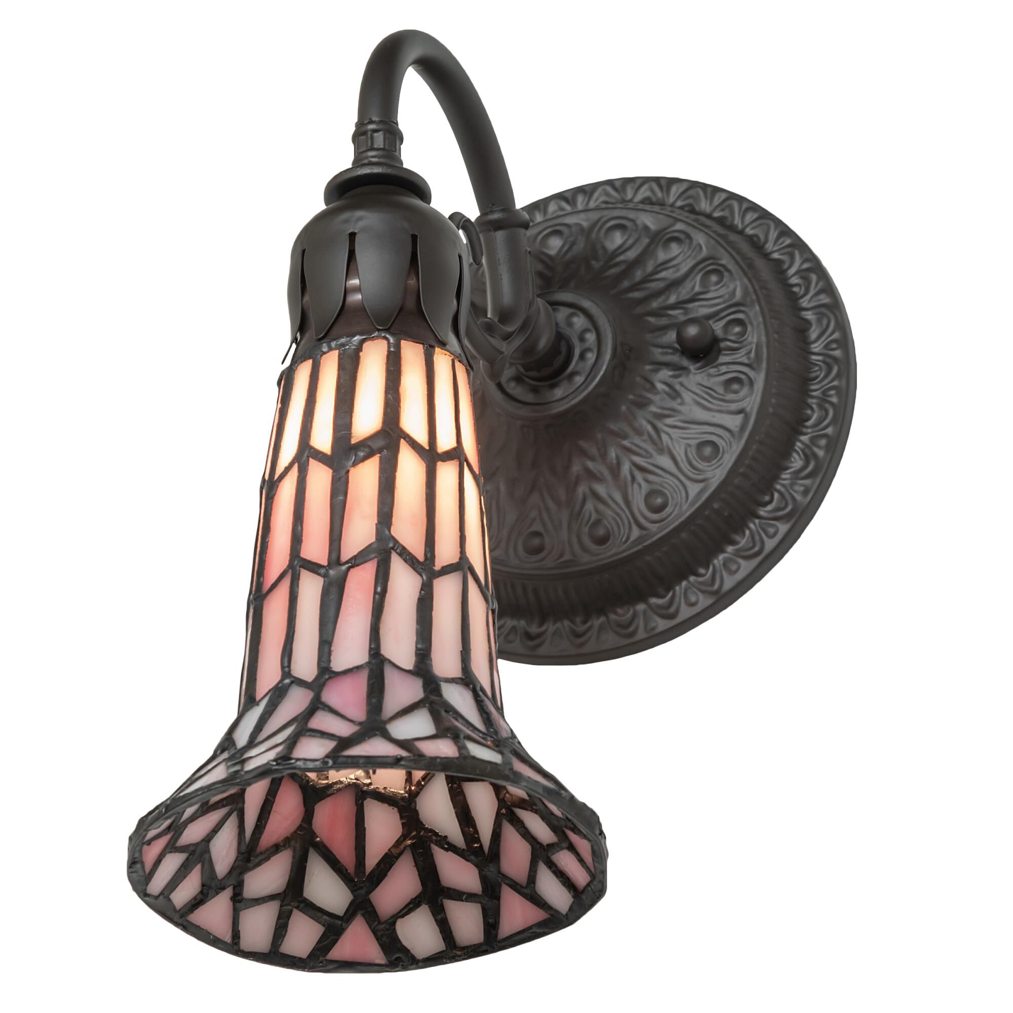 Meyda Lighting Pond Lily 10 Inch Tall Outdoor Wall Light