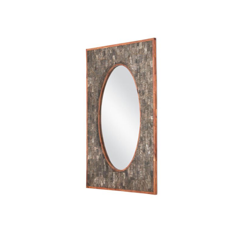 Ebba 29 Inch Decorative Mirror by Currey and Company
