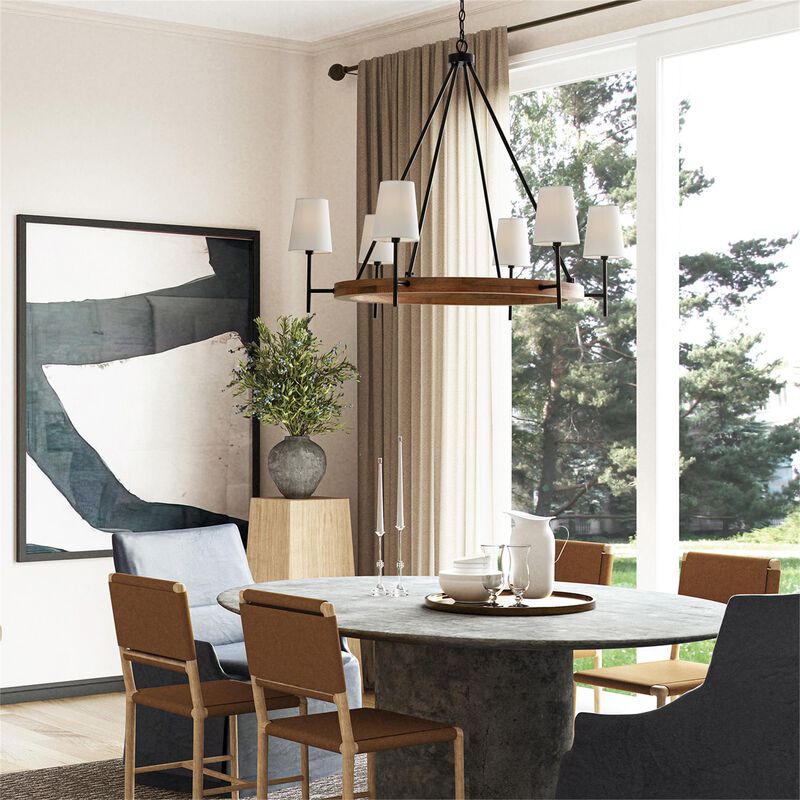 Jonah 42 Inch 6 Light Chandelier by Capital Lighting Fixture Company