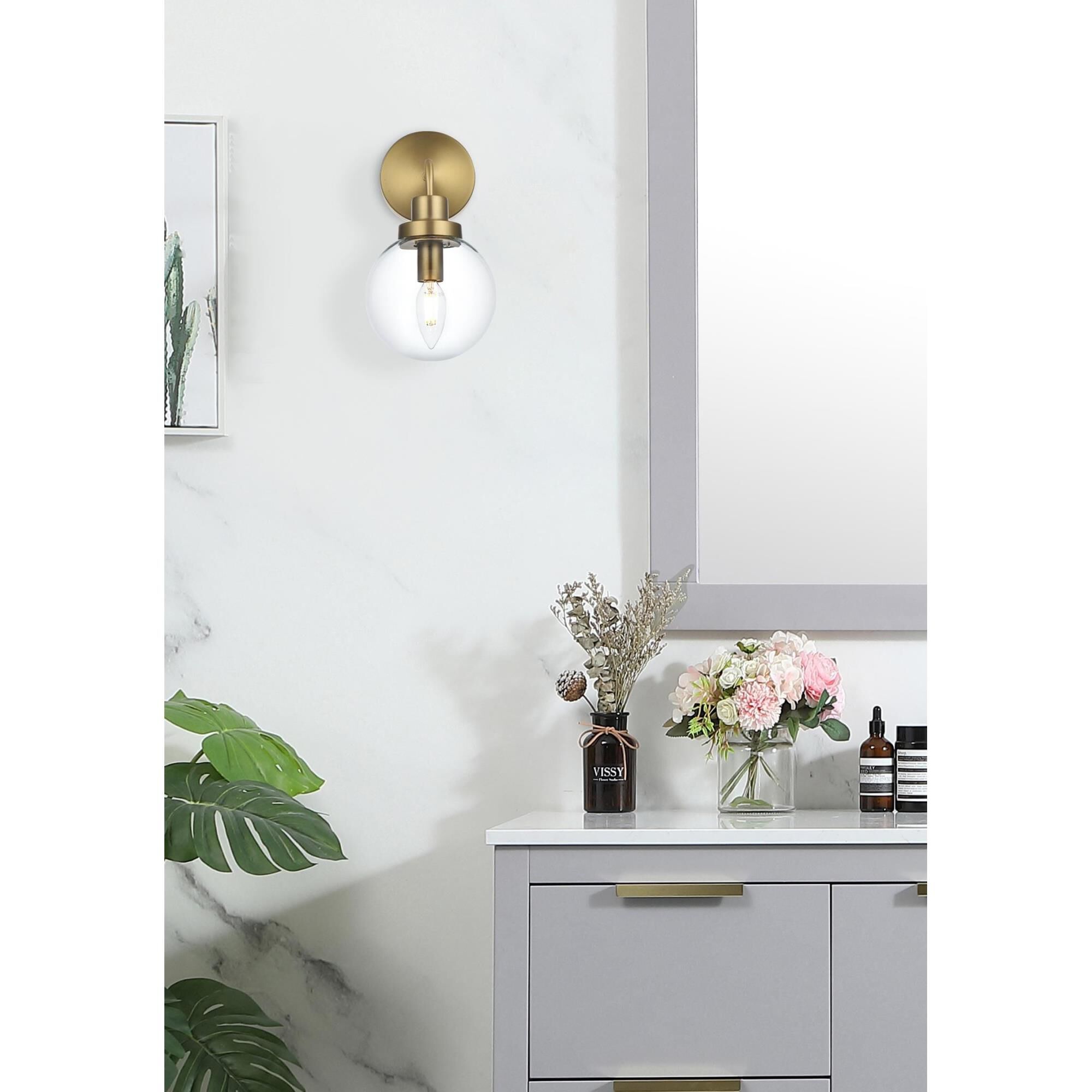 Hanson 6 Inch Wall Sconce by Elegant Lighting