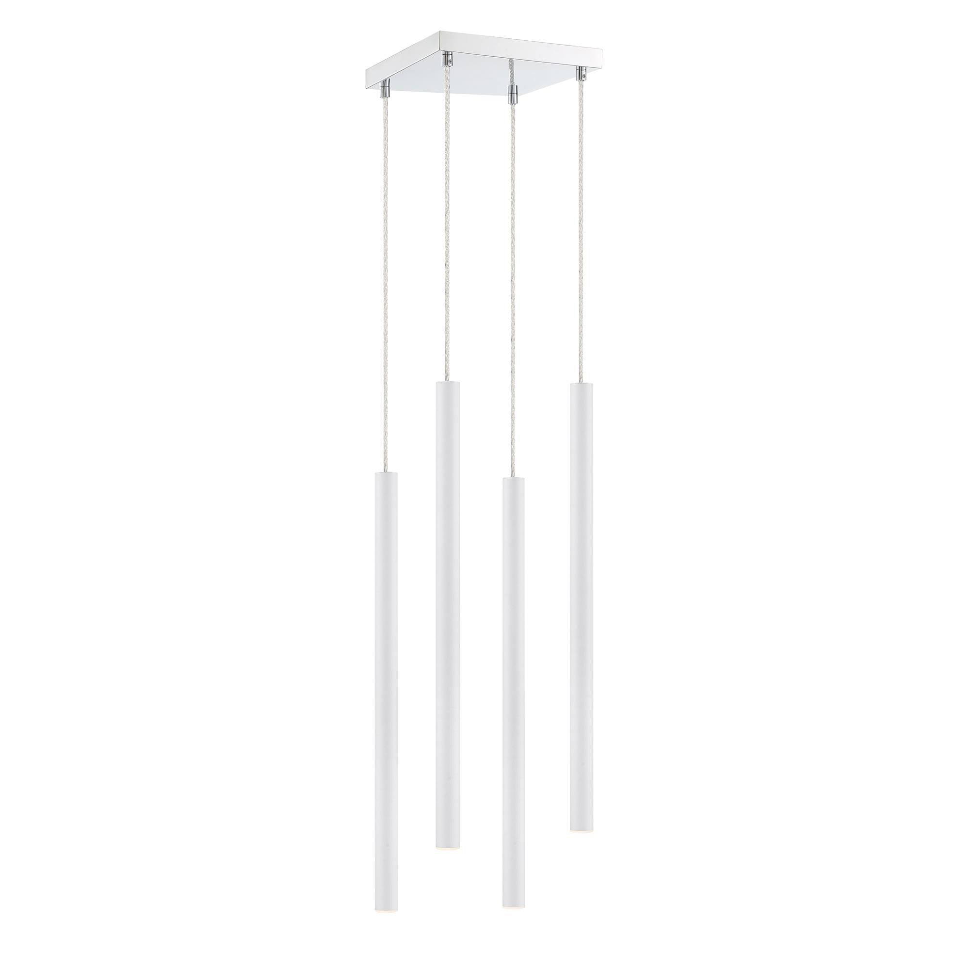 Shown in Chrome finish and Steel glass and Steel shade