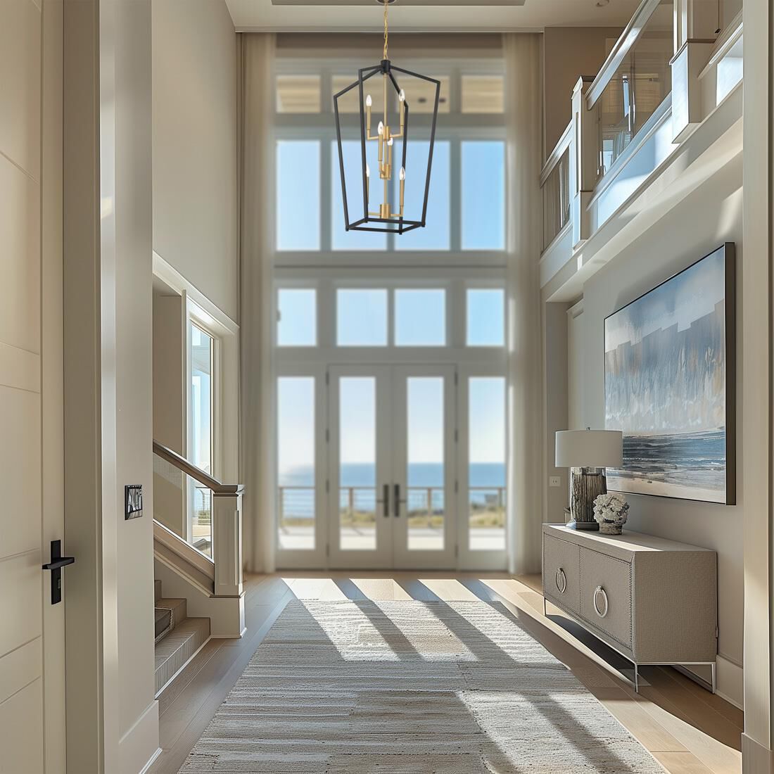 Colwick 38 Inch Cage Pendant by Minka Lavery