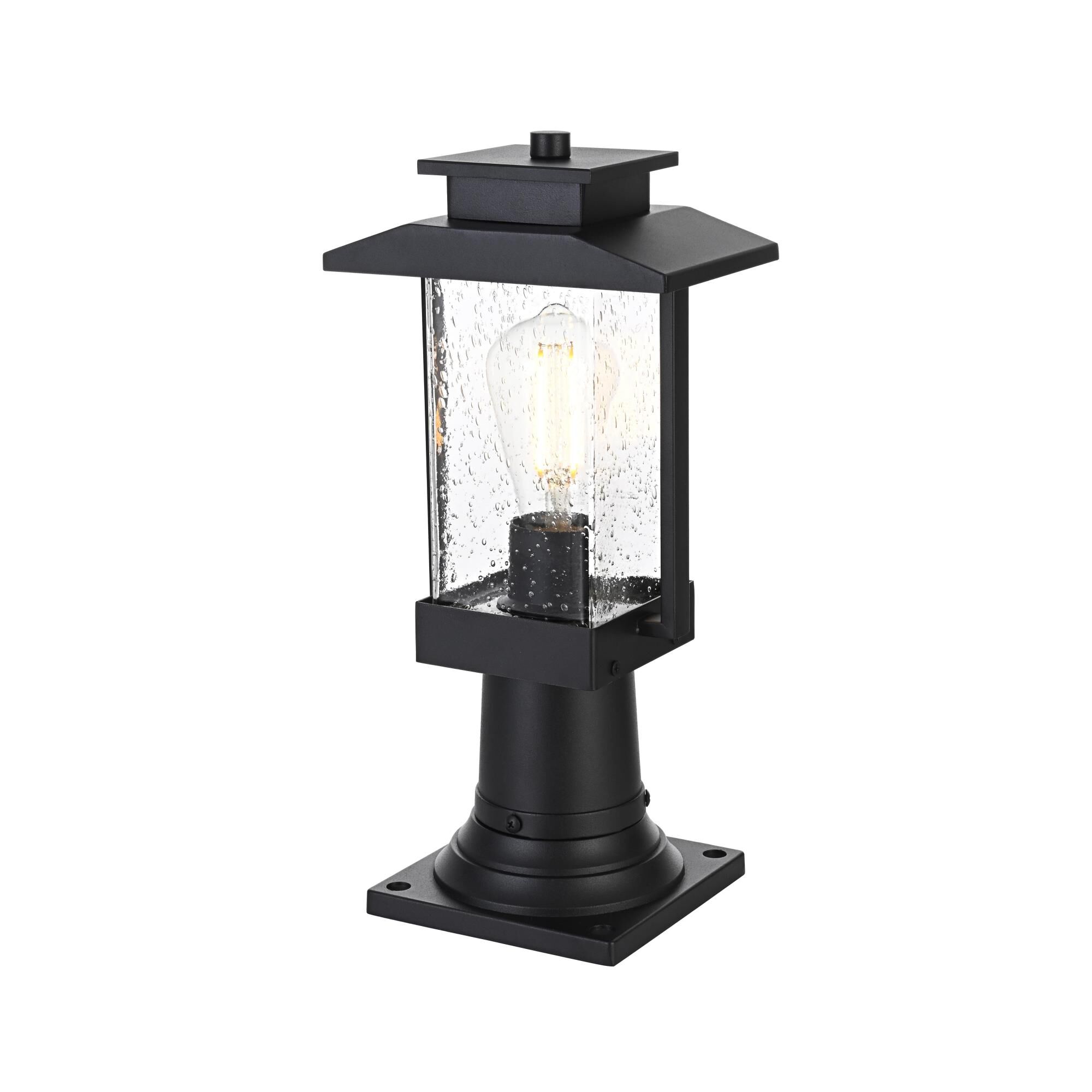 Tioga 15 Inch Outdoor Post Lamp by Elegant Lighting
