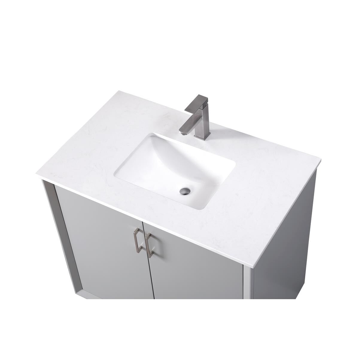 Shown in Grey finish