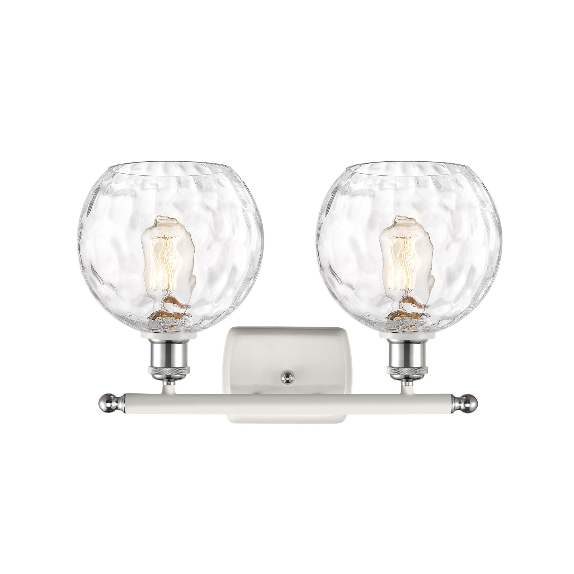 Bruno Marashlian Athens Water Glass 18 Inch 2 Light Bath Vanity Light by Innovations Lighting