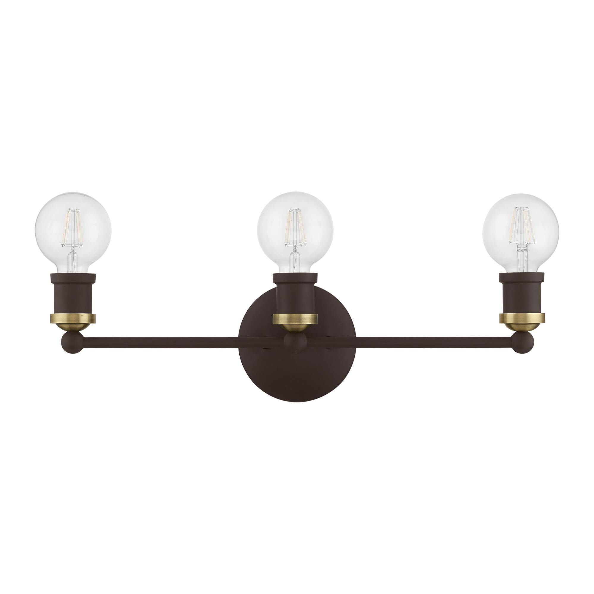 Shown in Bronze with Antique Brass Accents finish