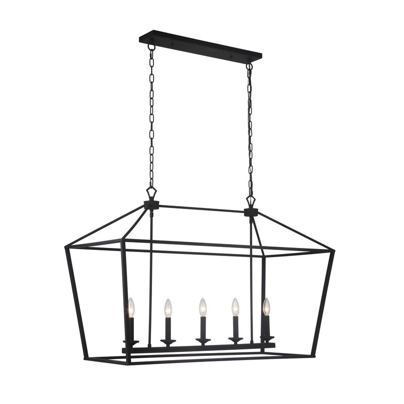 Flynt Small Linear Chandelier by Craftmade