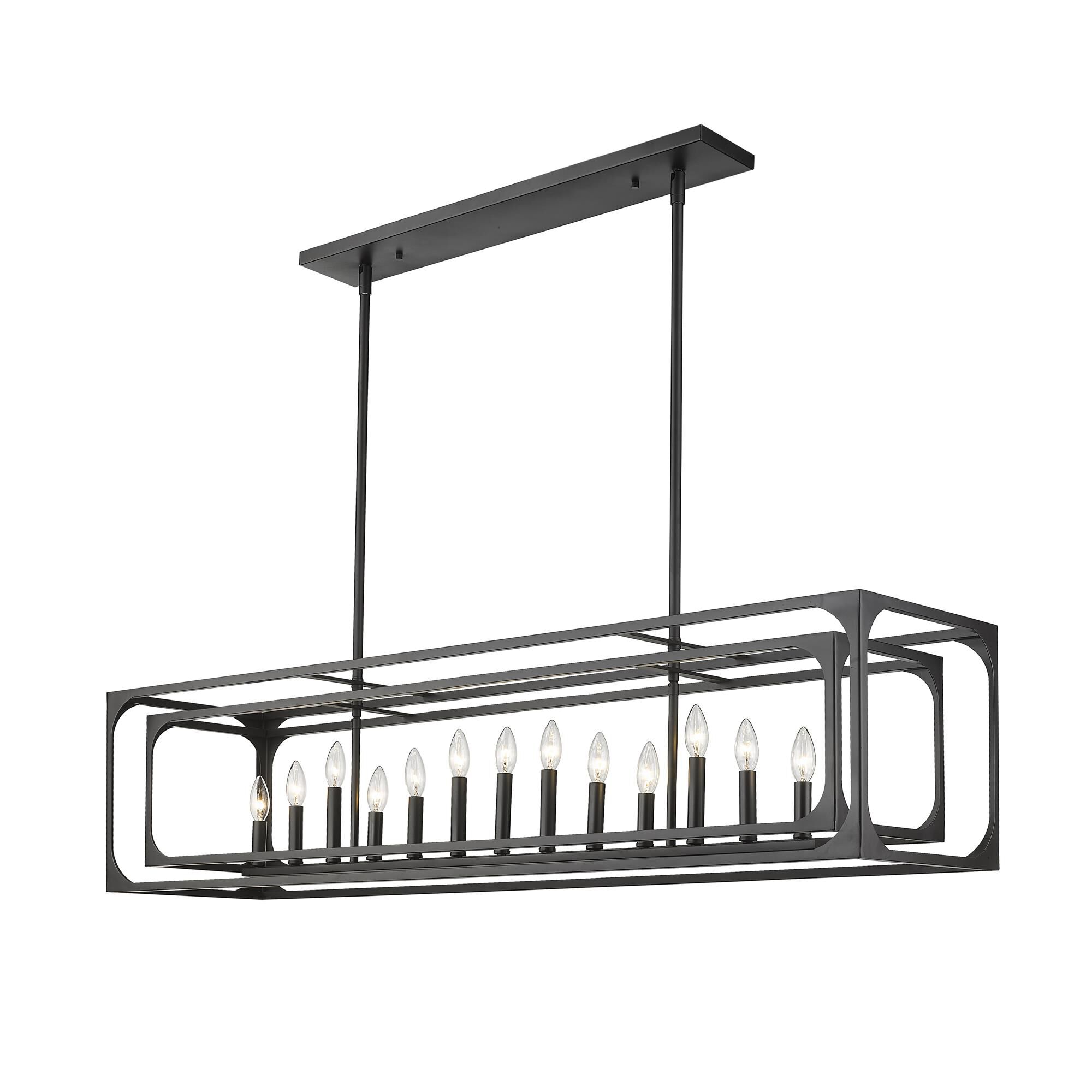 Shown in Matte Black finish and Steel shade