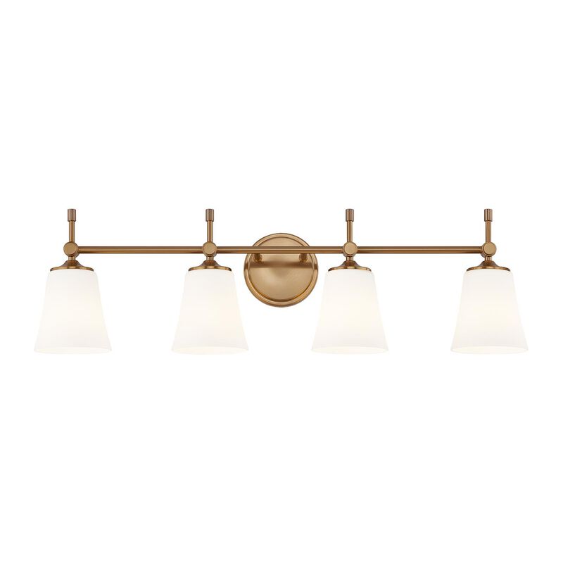 Fusion Tulsi 32 Inch 4 Light Bath Vanity Light by Justice Design