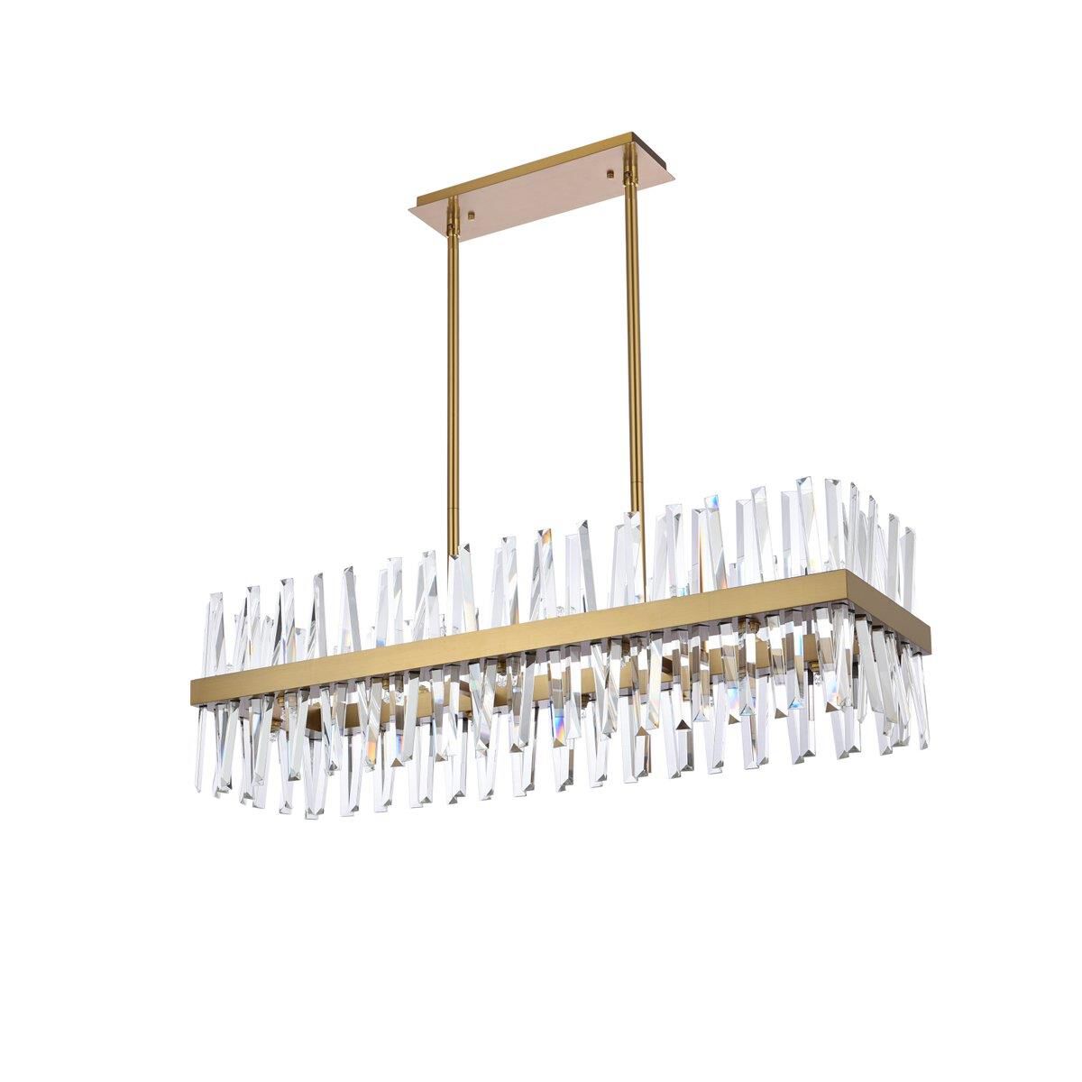 Serephina Linear Suspension Light by Elegant Lighting