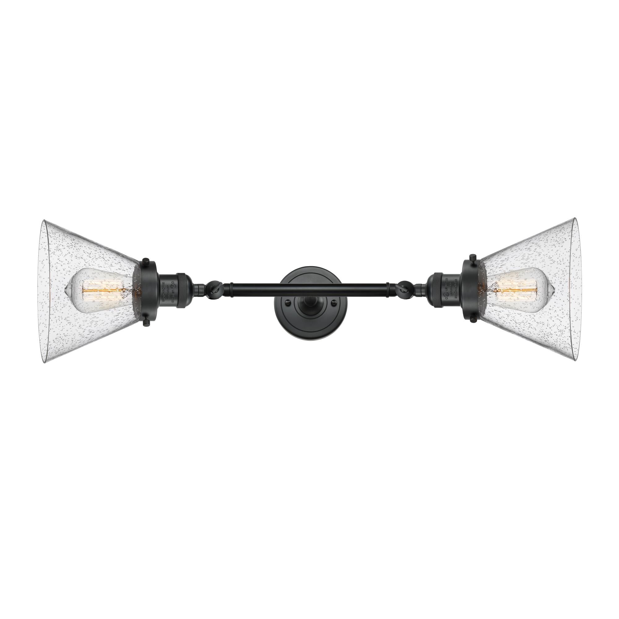Bruno Marashlian Large Cone 23 Inch 2 Light Bath Vanity Light by Innovations Lighting