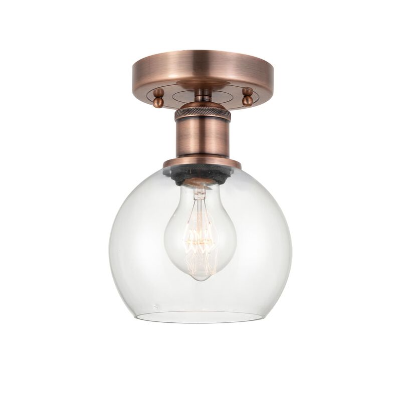 Bruno Marashlian Athens 6 Inch 1 Light Semi Flush Mount by Innovations Lighting