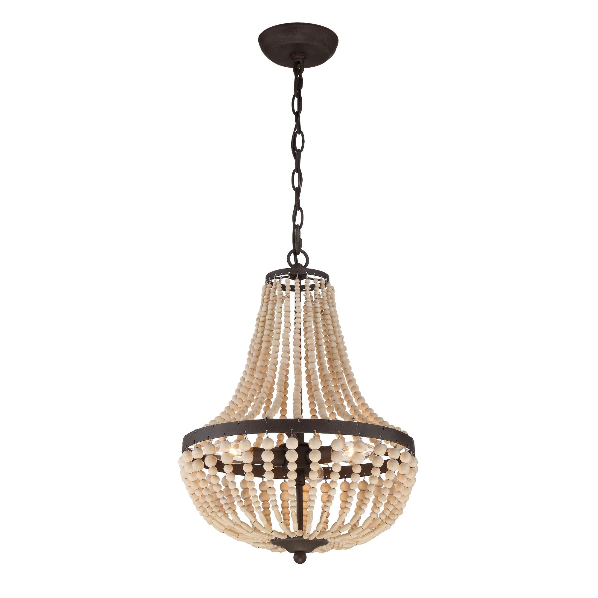 Rylee 14 Inch 3 Light Mini Chandelier by Crystorama