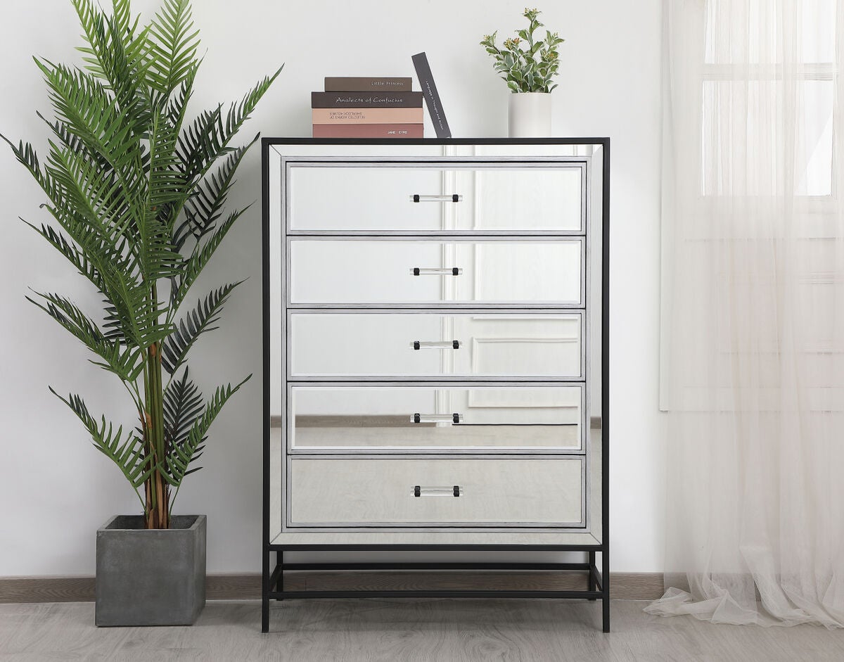 Shown in Black finish