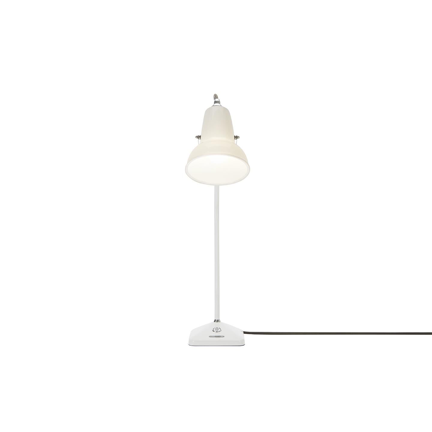 Shown in Pure White finish and Bone China shade