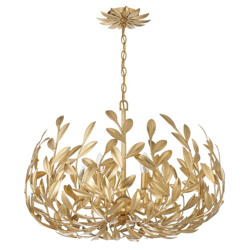 Broche 27 Inch Chandelier by Crystorama