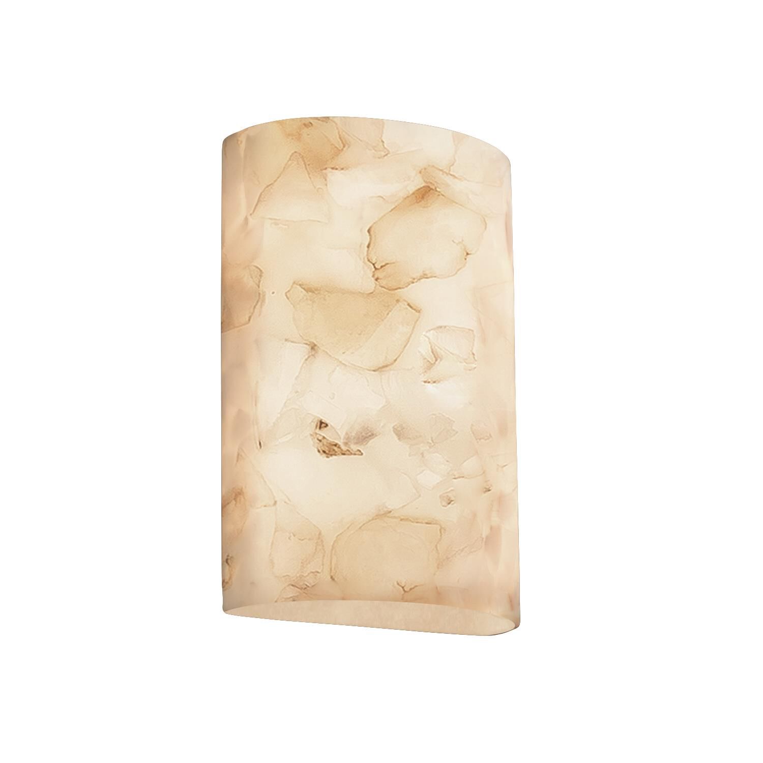 Alabaster Rocks! 12 Inch Wall Sconce by Justice Design Group