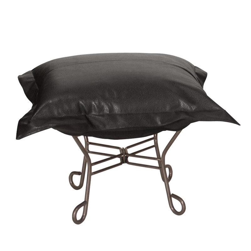 Scroll Puff Ottoman by Howard Elliott