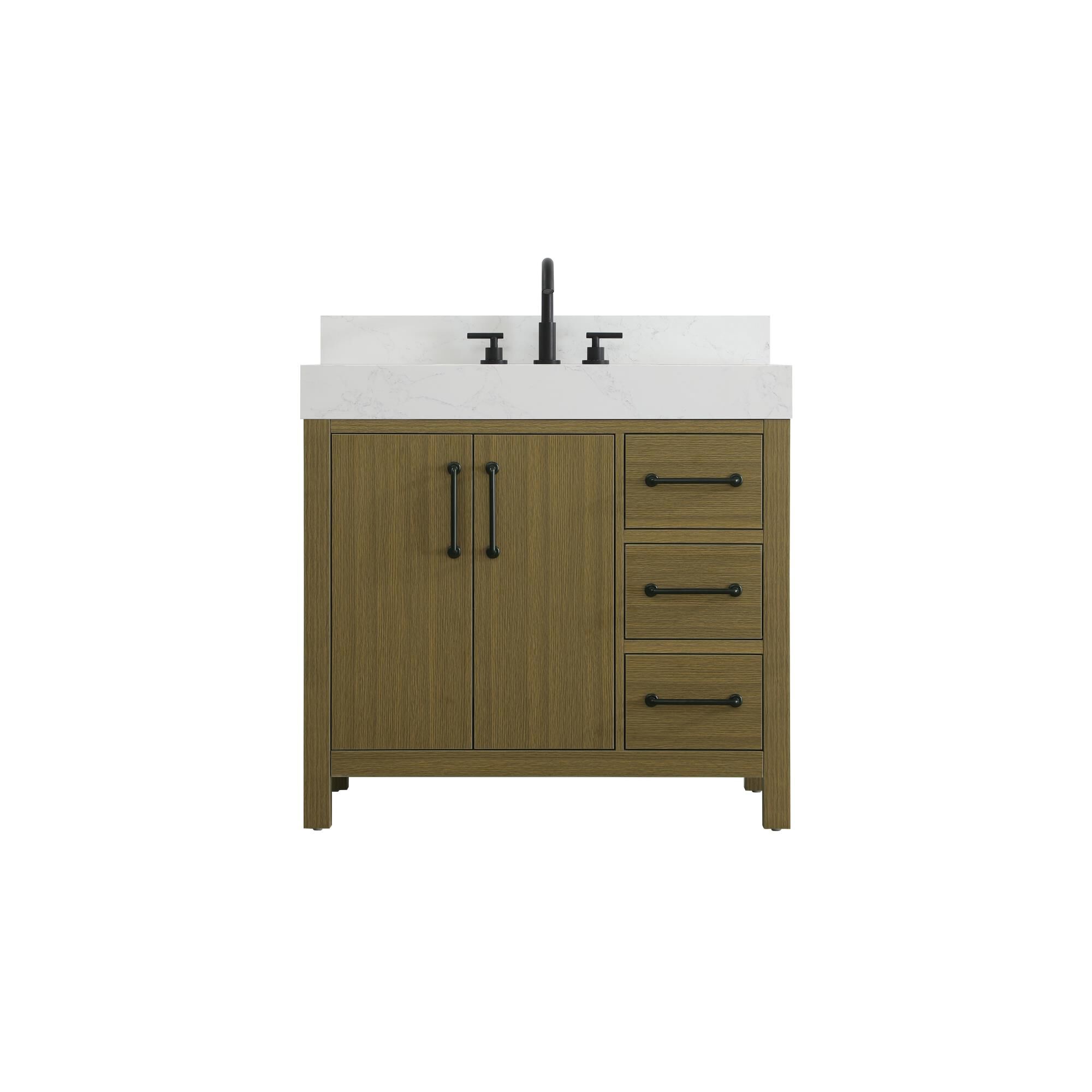 Nathan 36 Inch Bath Vanity by Elegant Dcor