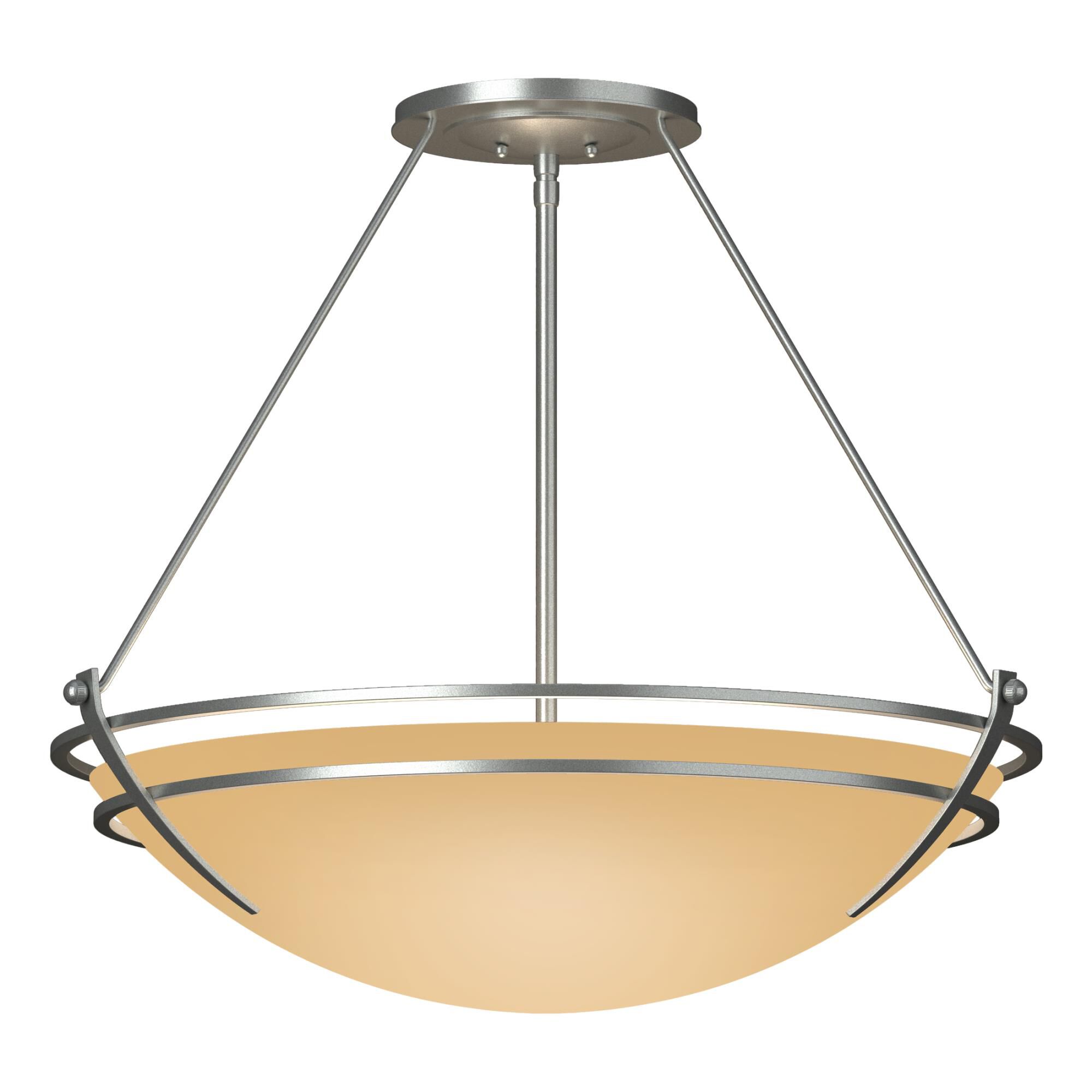 Presidio Tryne 28 Inch 3 Light Semi Flush Mount by Hubbardton Forge