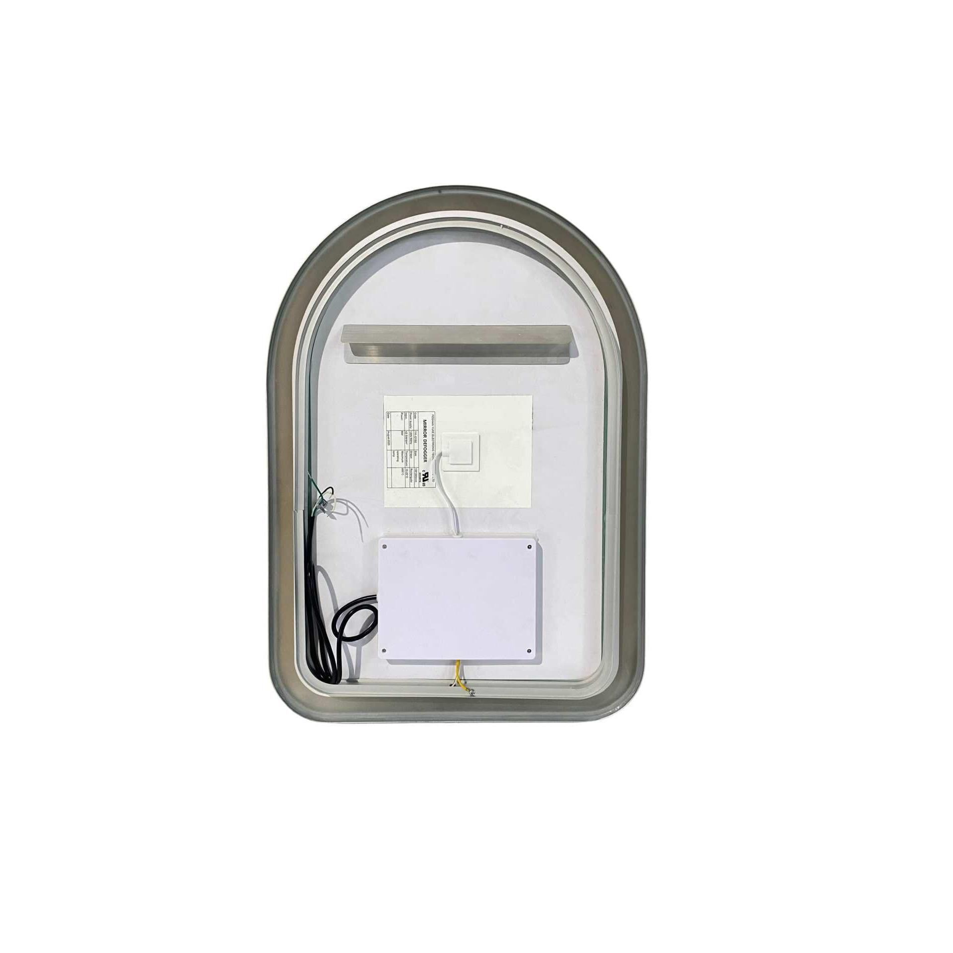 Harmoni 28 Inch Arched LED Lighted Mirror by Elegant Decor