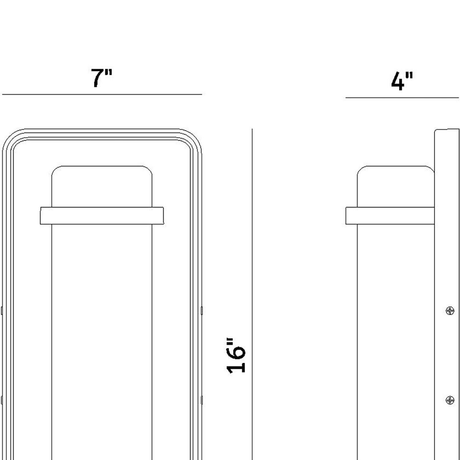 Shown in Black finish and Clear glass