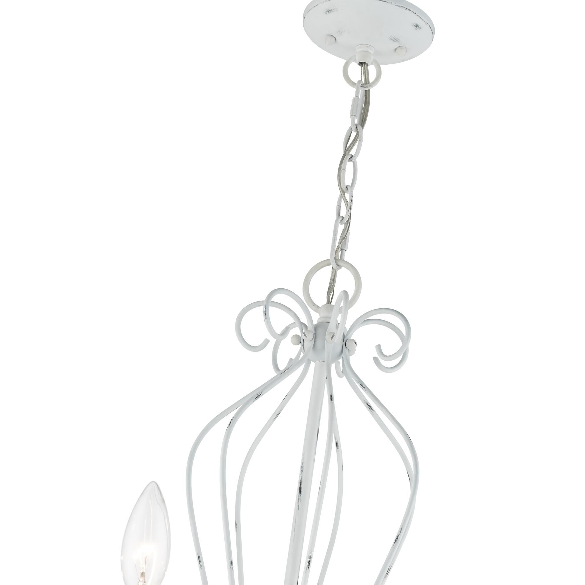 Shown in Antique White with Antique Brass Accents finish