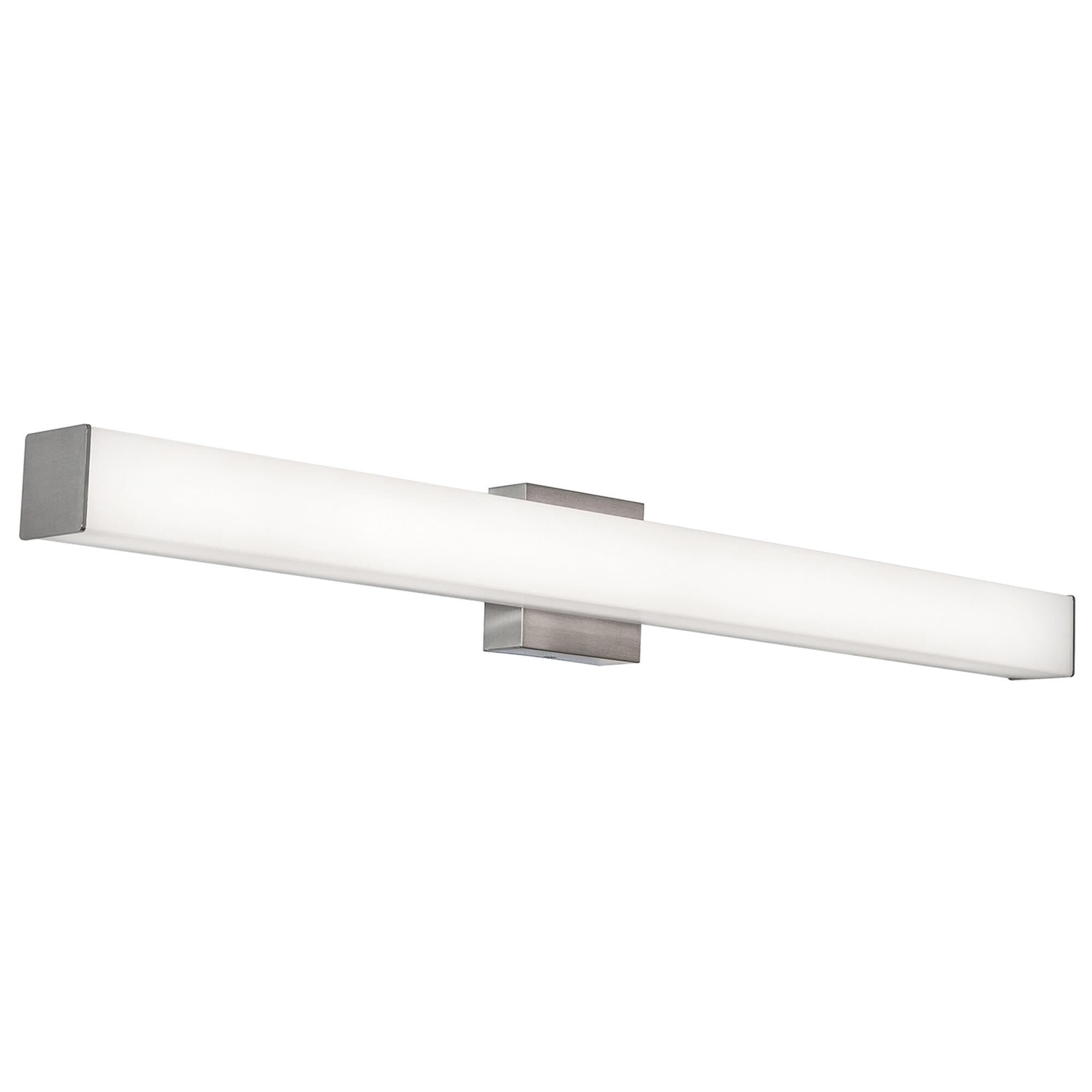 Shown in Satin Nickel finish and Frosted glass