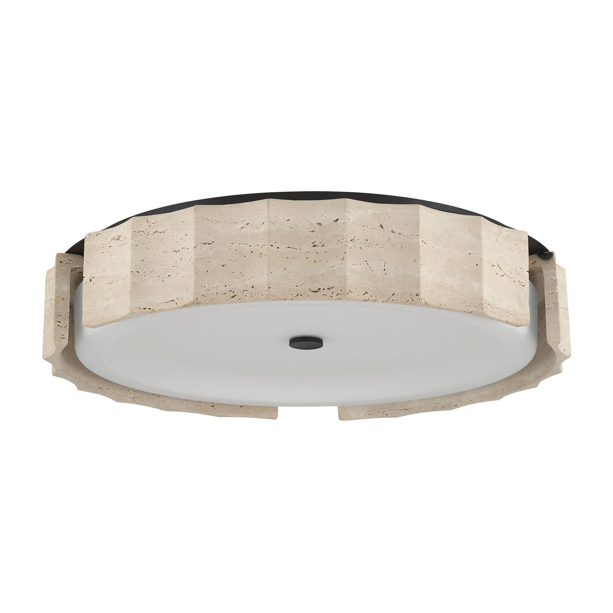 Shown in Matte Black finish and Opal Etched glass