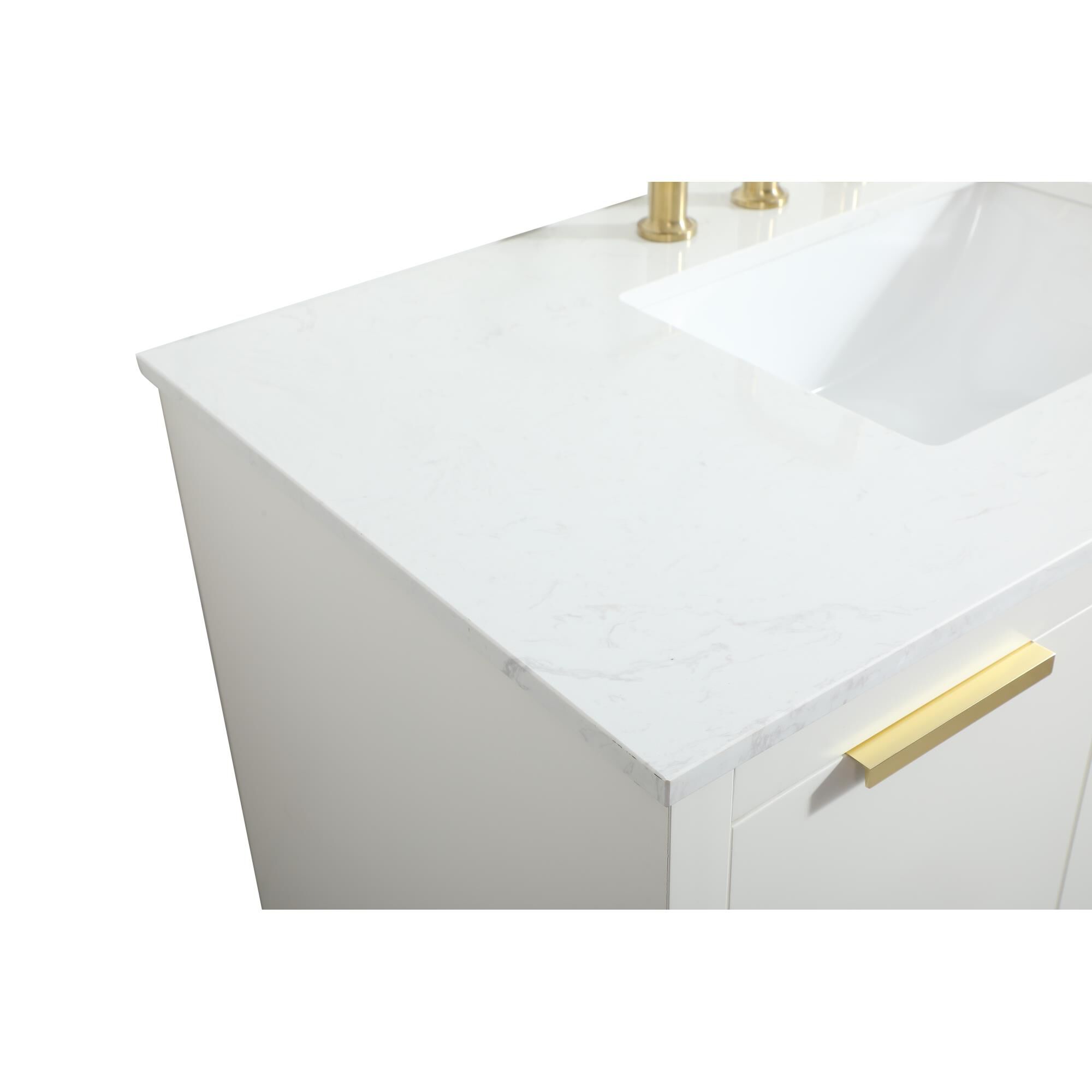 Shown in White finish