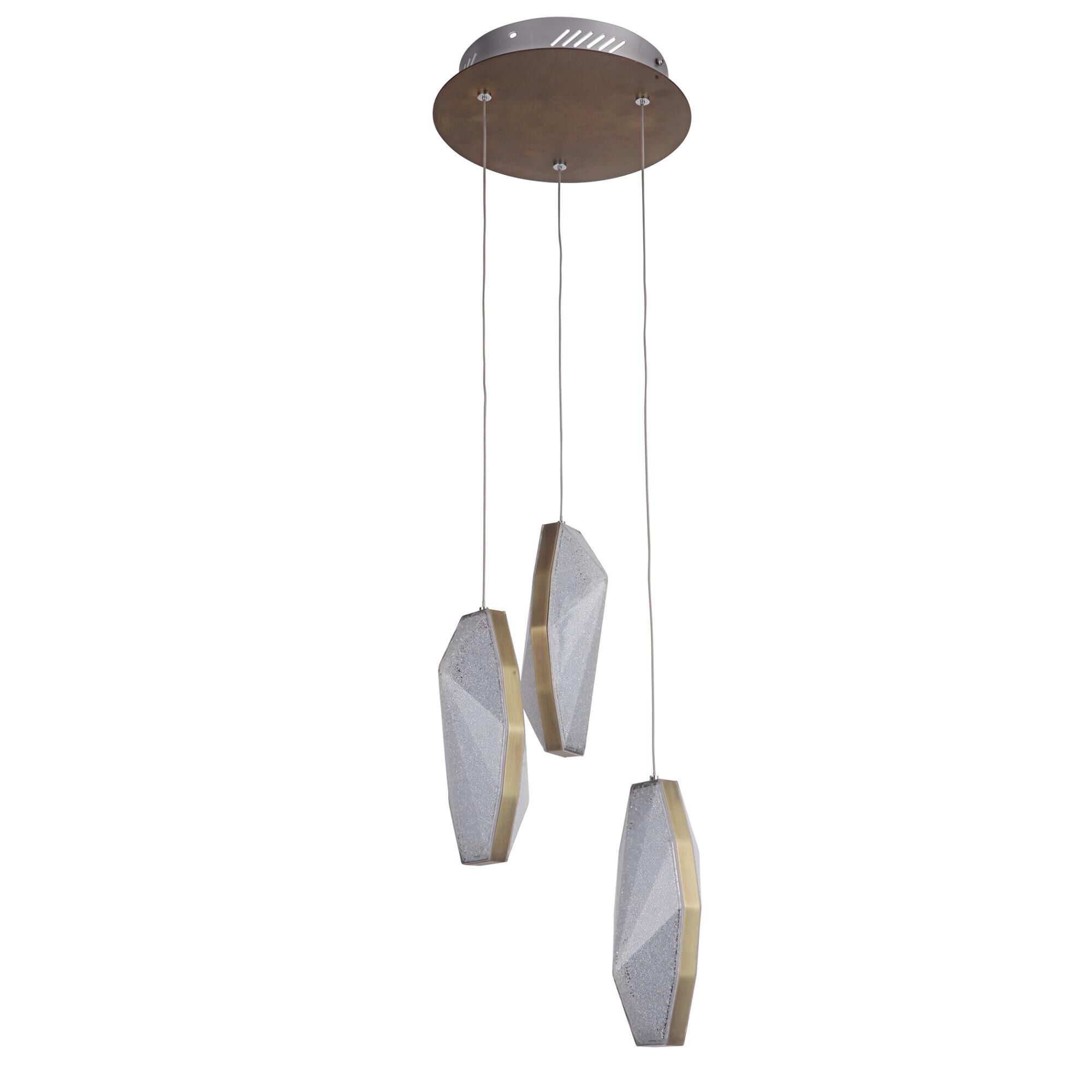 11 Inch 3 Light LED Multi Light Pendant by Craftmade