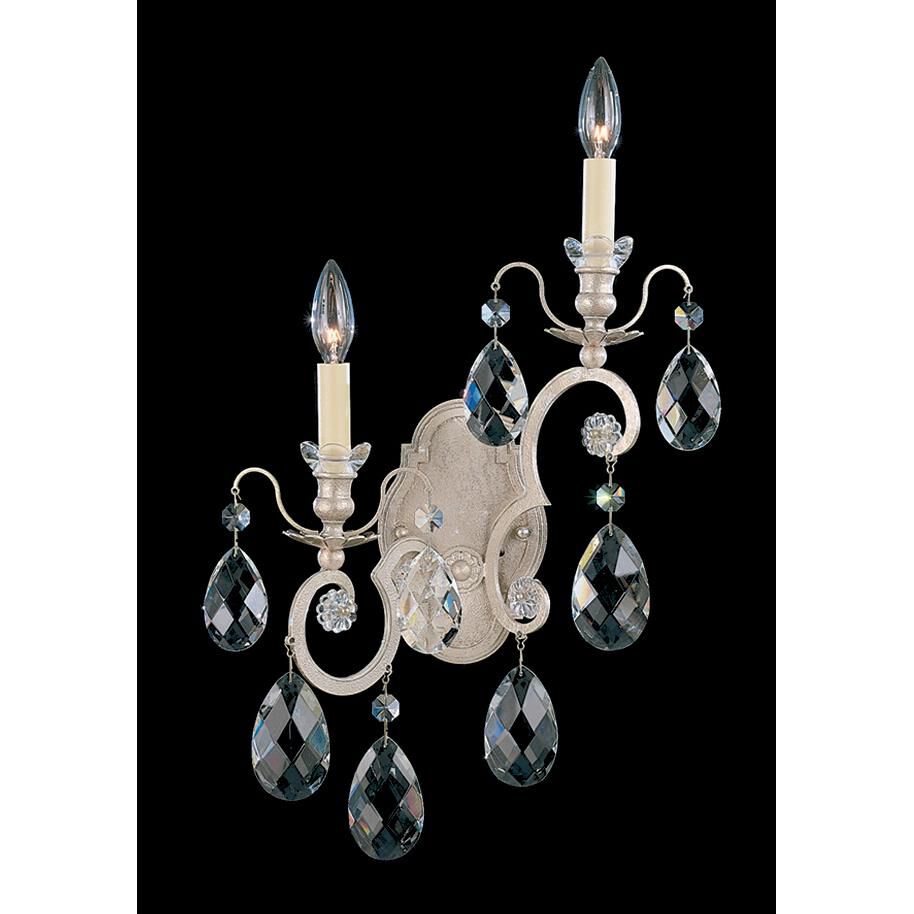 Shown in Antique Silver finish and Clear Heritage Handcut crystal