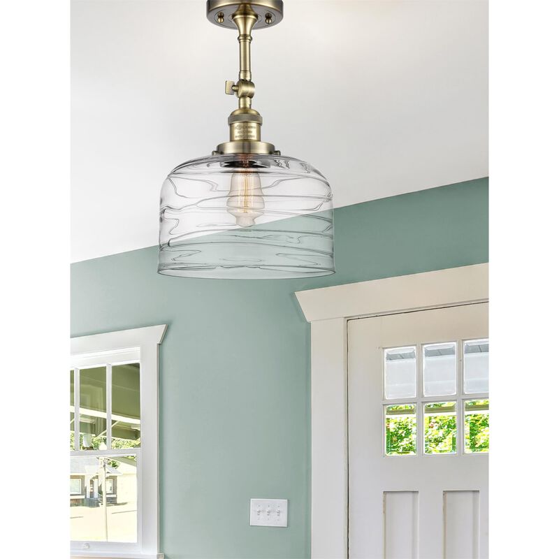 Bruno Marashlian Bell 12 Inch 1 Light Semi Flush Mount by Innovations Lighting