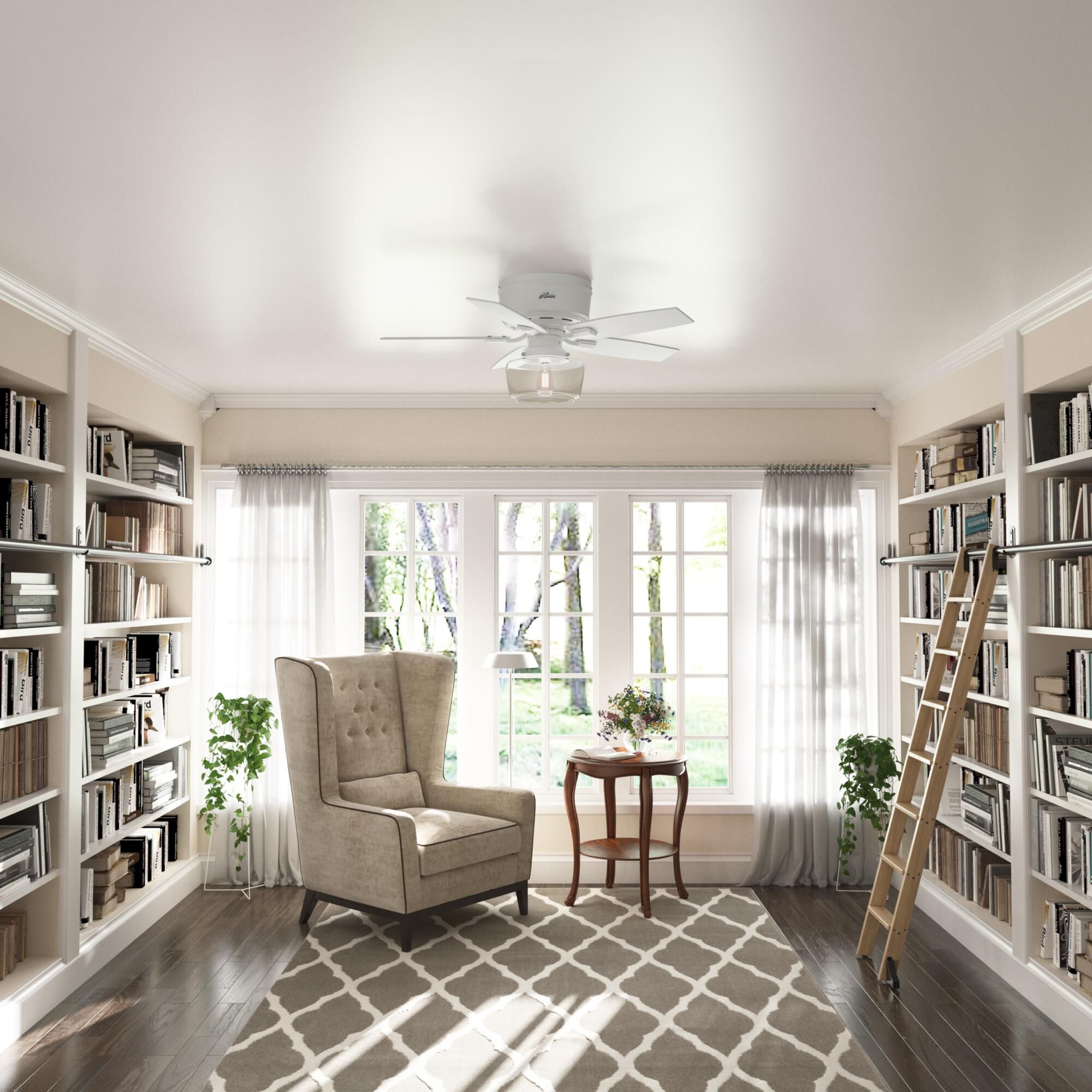 Bennett 44 Inch Ceiling Fan with Light Kit by Hunter Fan