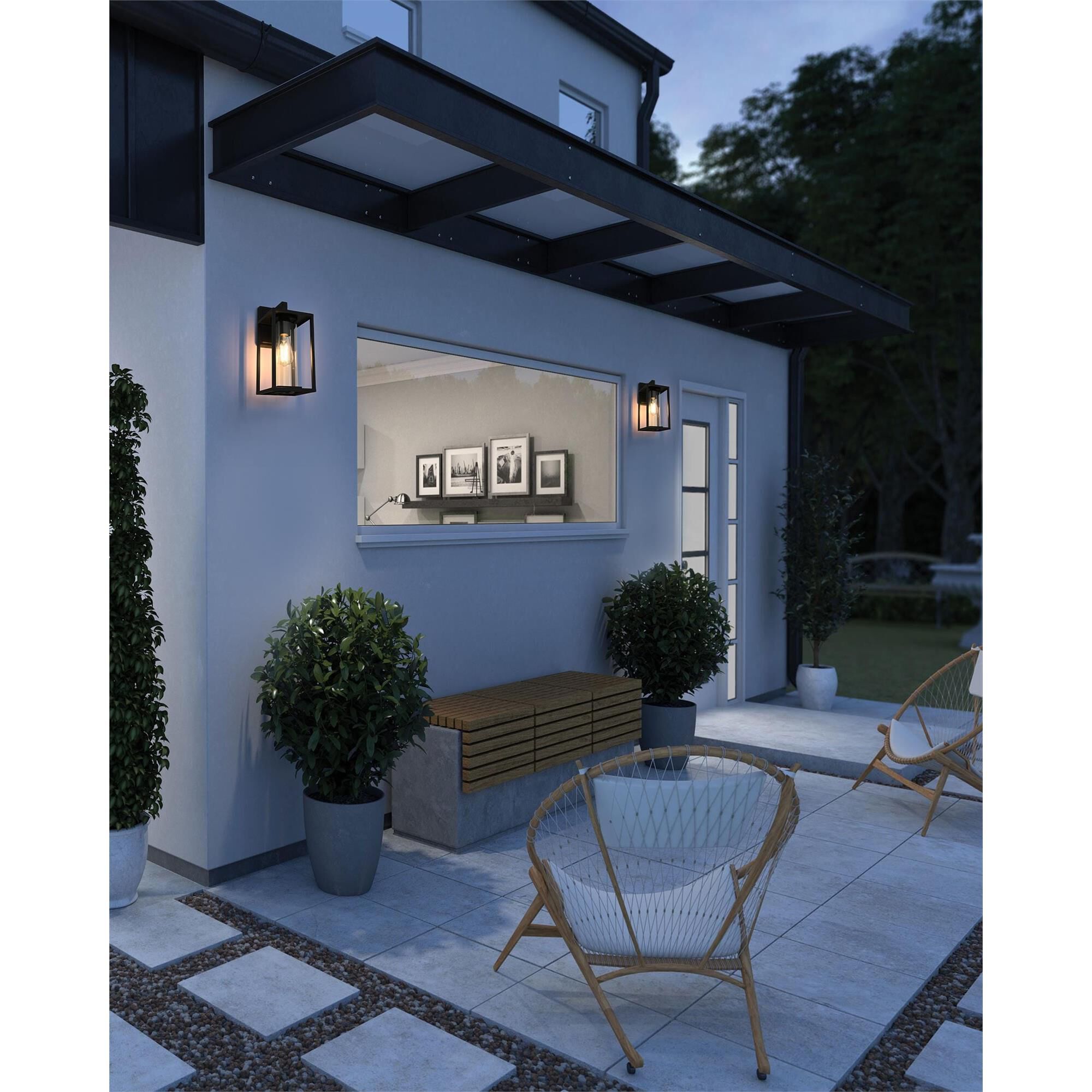Memphis 14 Inch Outdoor Wall Light,