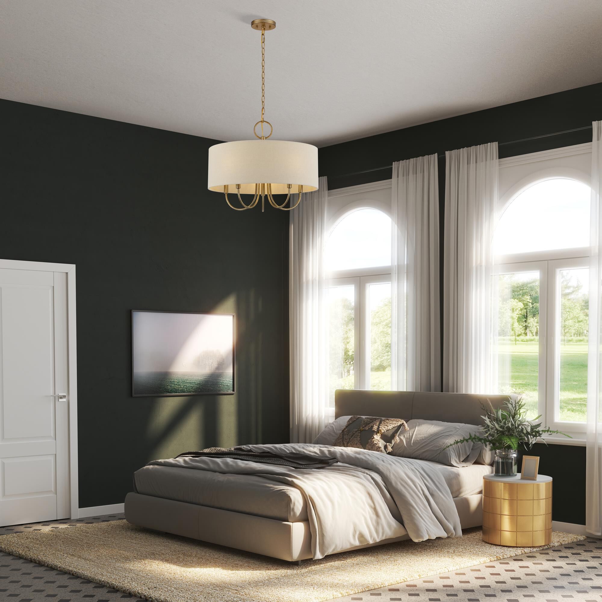 Bellingham 22 Inch Large Pendant by Livex Lighting