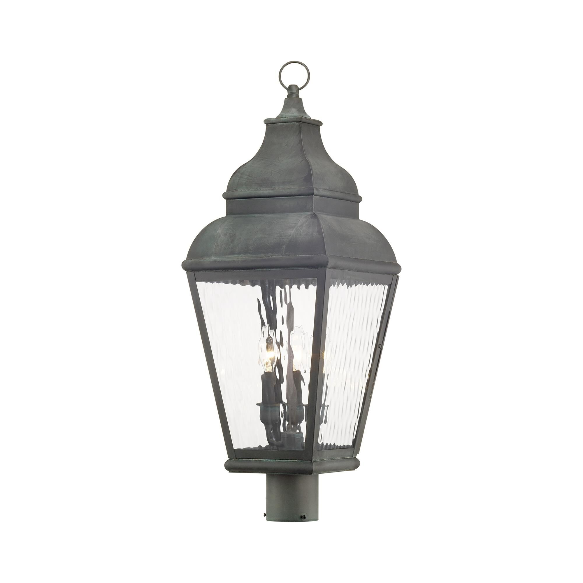 Shown in Charcoal finish and Clear Water glass