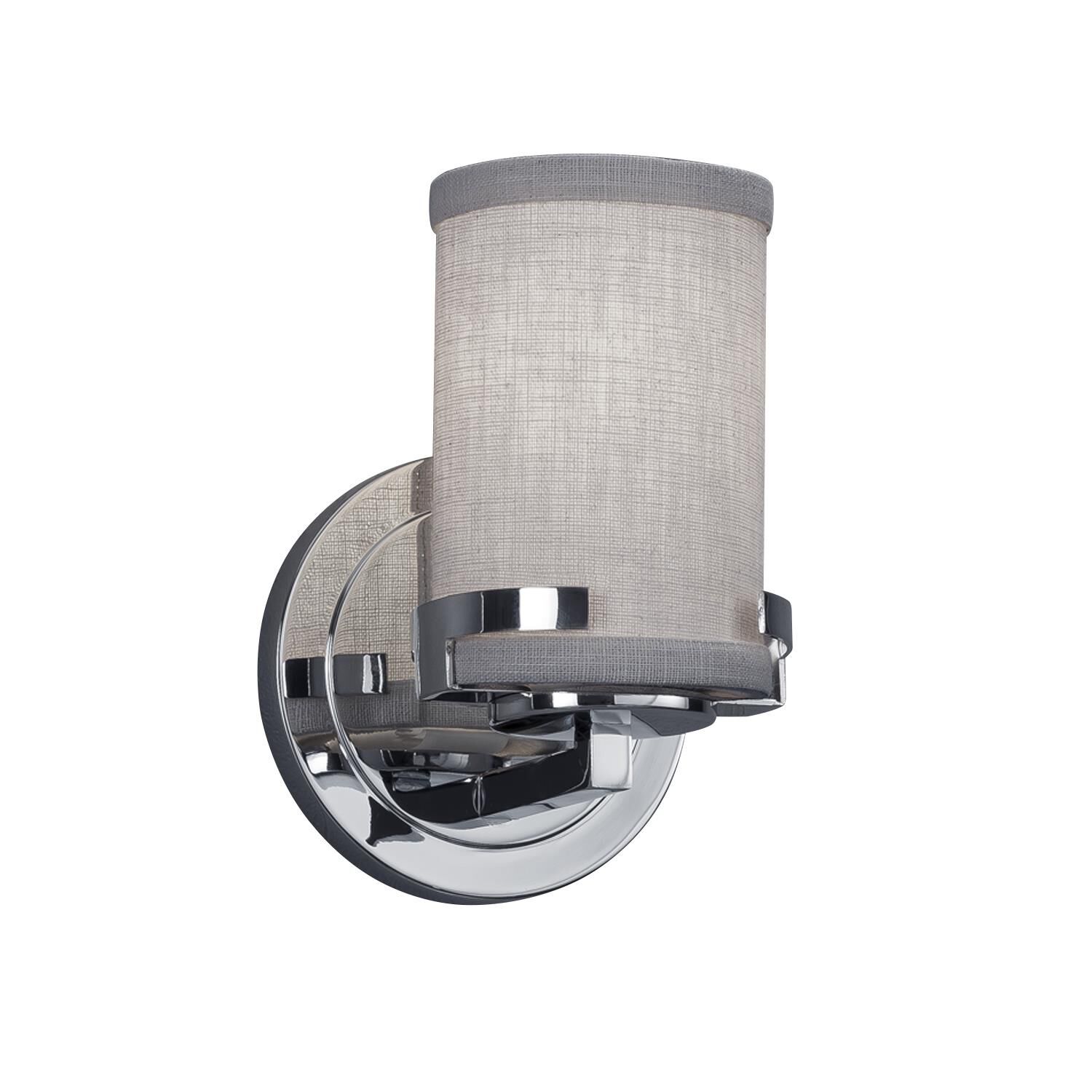 Justice Design Group Textile 8 Inch Wall Sconce