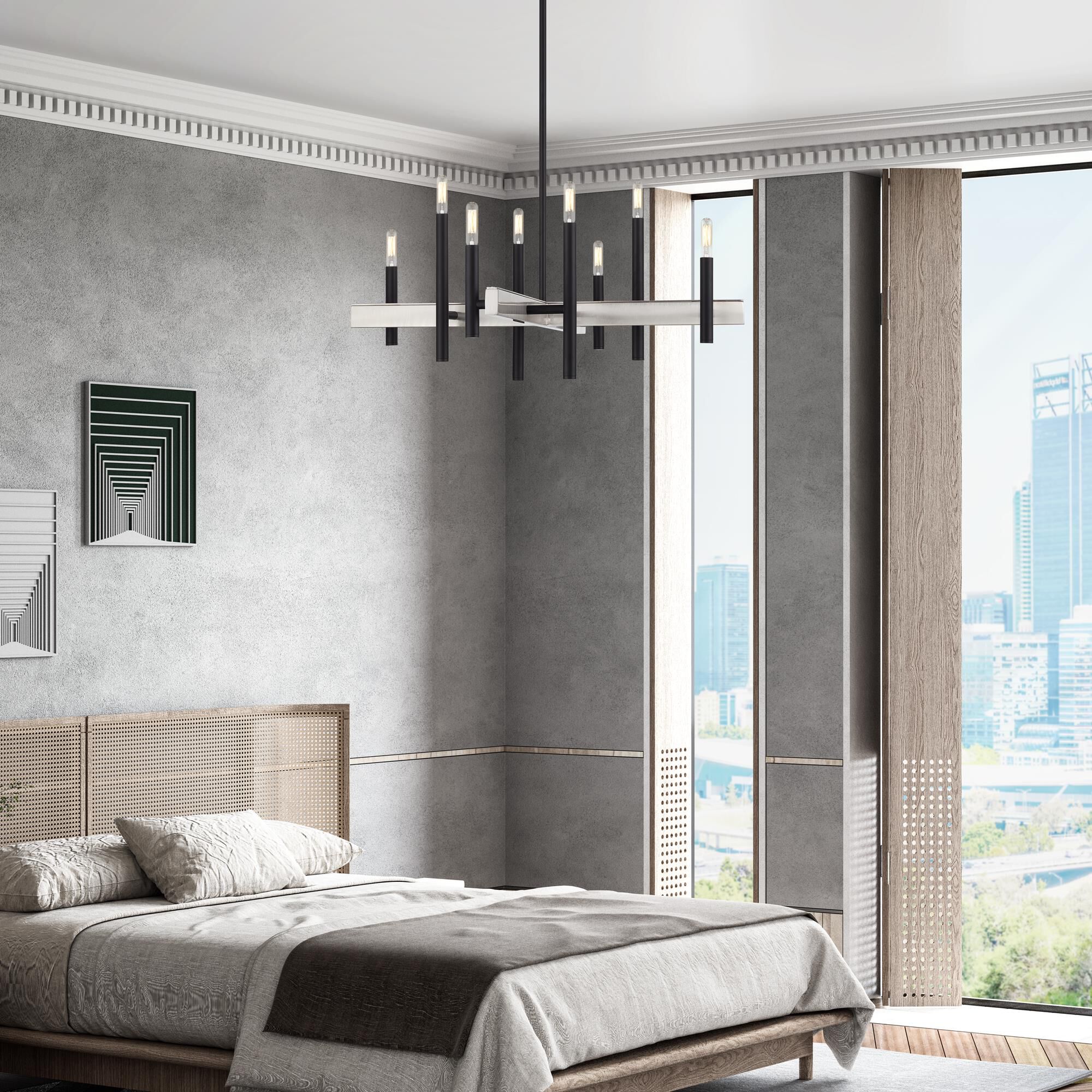 Shown in Black with Brushed Nickel Accents finish