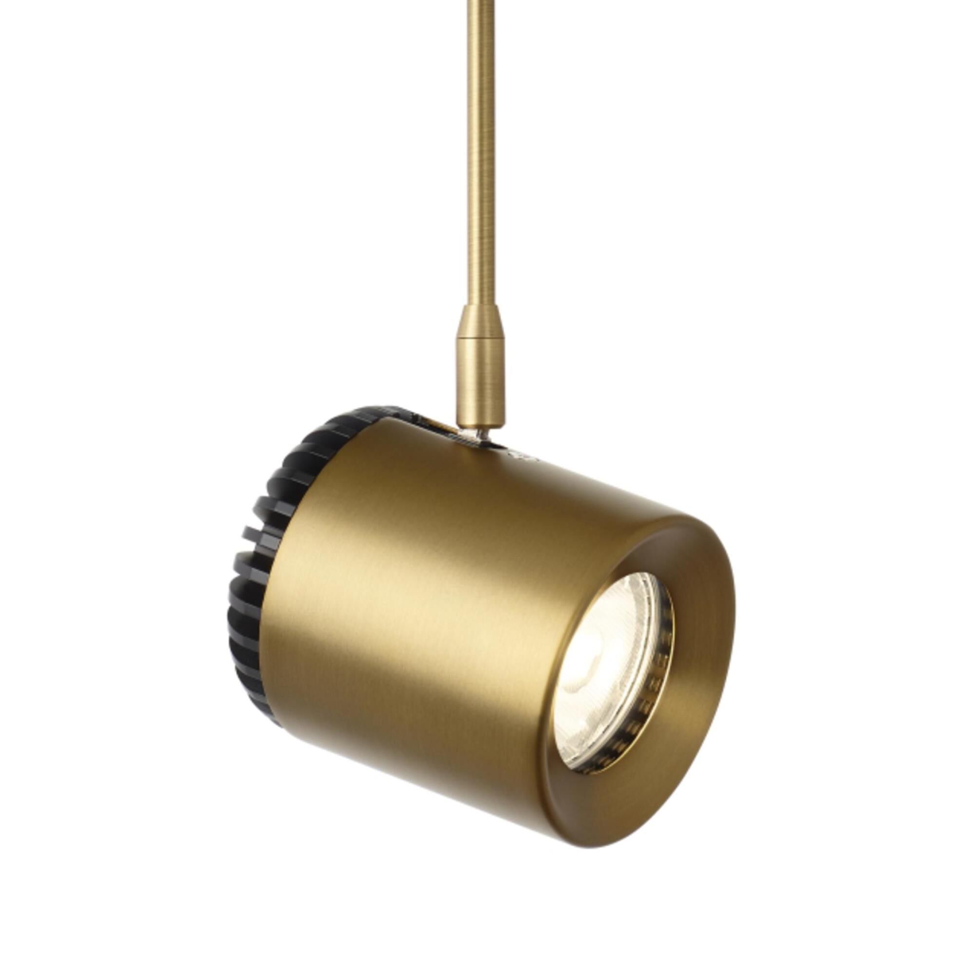Shown in Aged Brass finish and Aged Brass shade