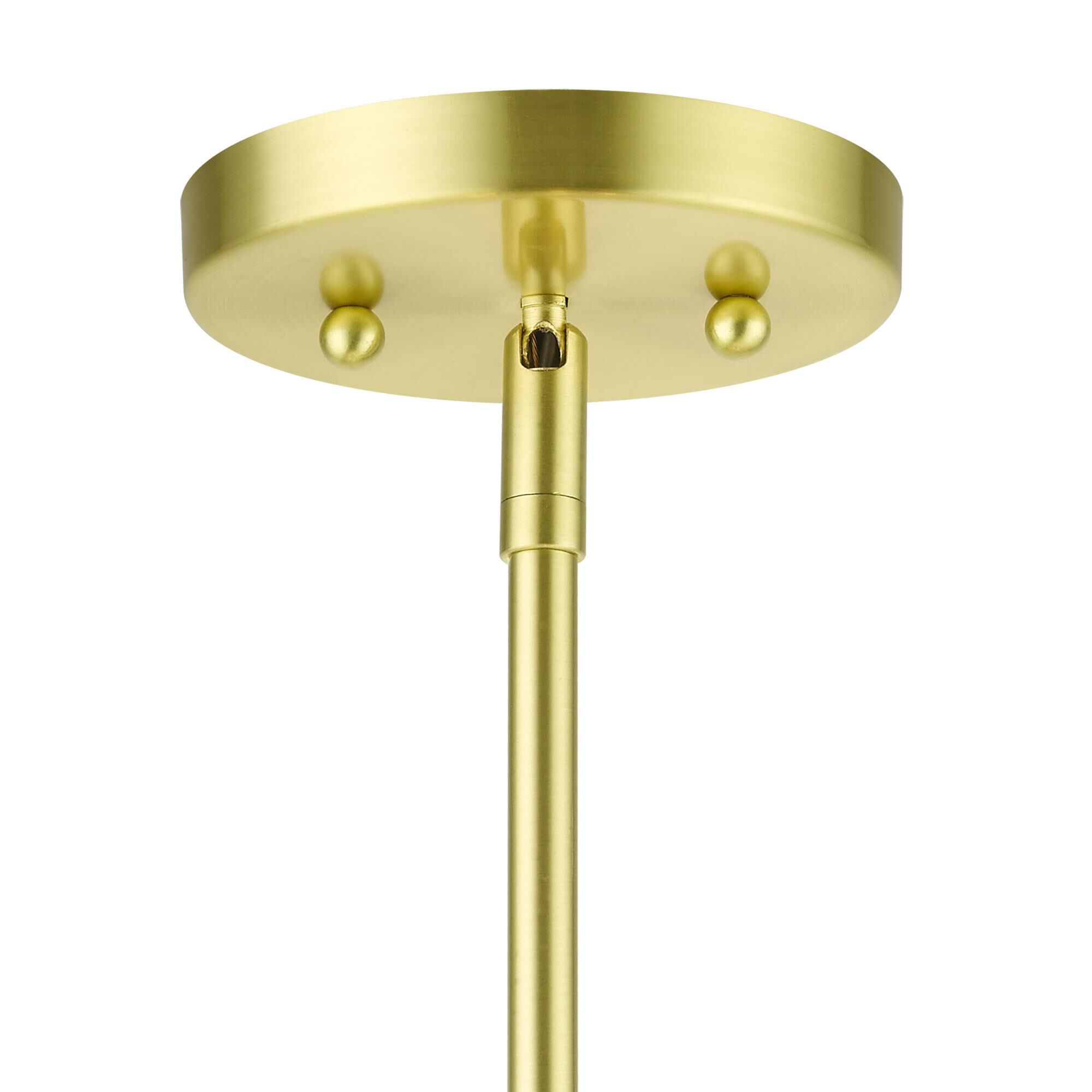 Shown in Satin Brass finish and Hand Crafted Hardback  Completely Finished With Off-White Color Fabric Outside and Inside shade