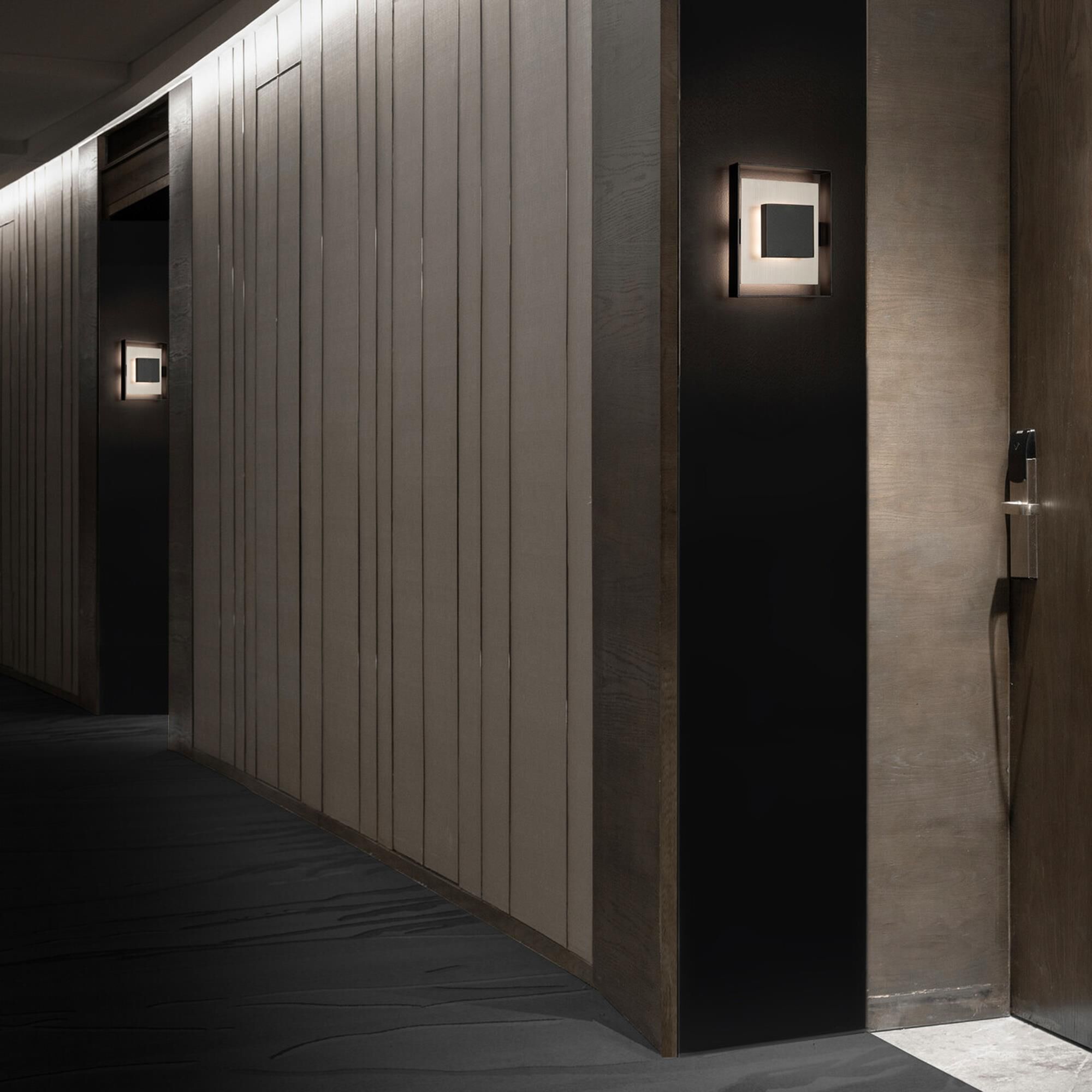 Shown in Black and Brushed Nickel finish