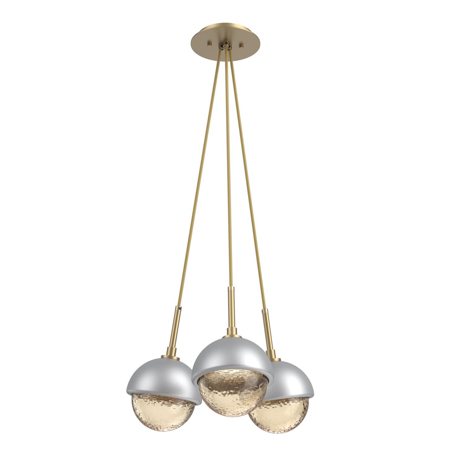Levi Wilson Cabochon 13 Inch Multi Pendant Light by Hammerton Studio