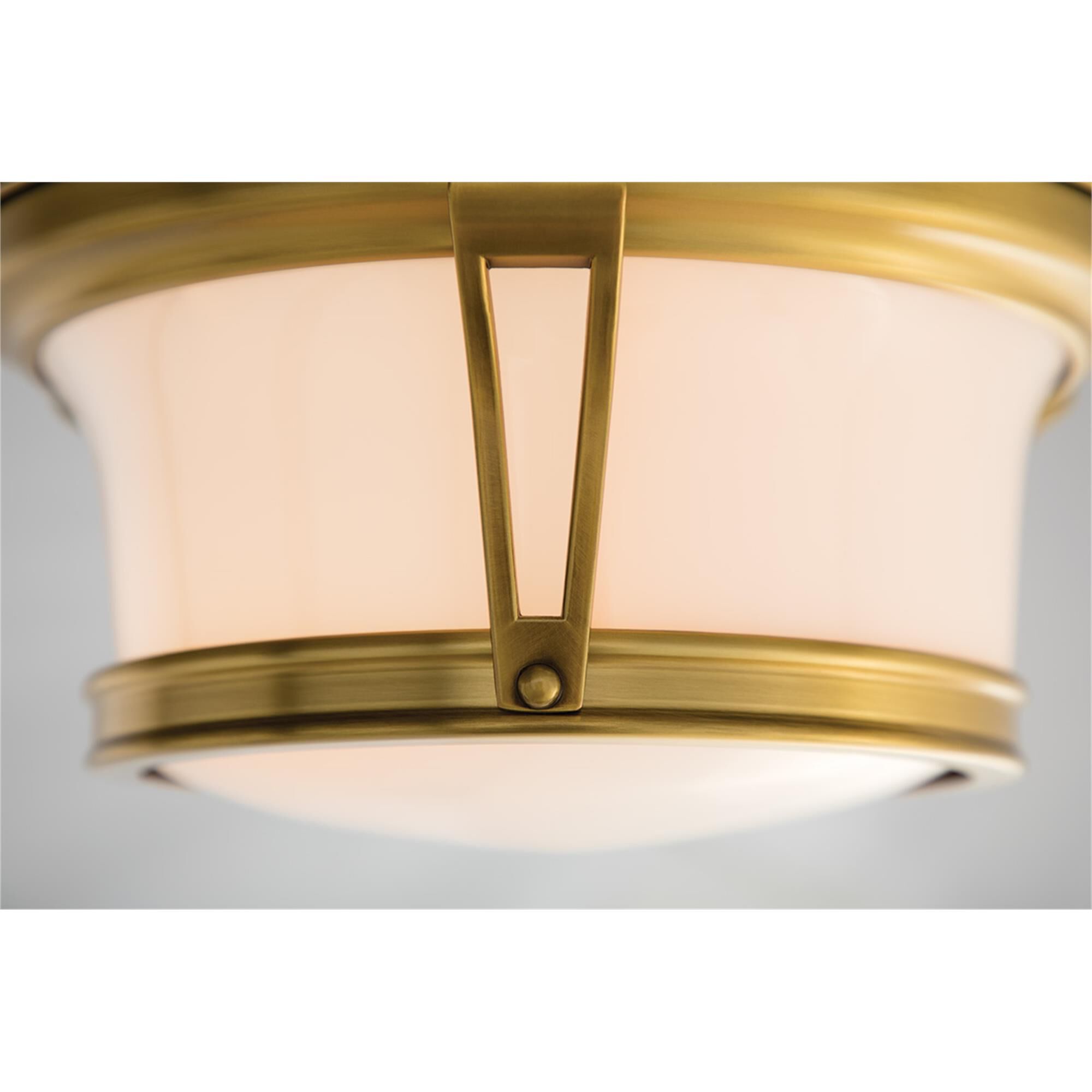 Newport 10 Inch 2 Light Flush Mount,