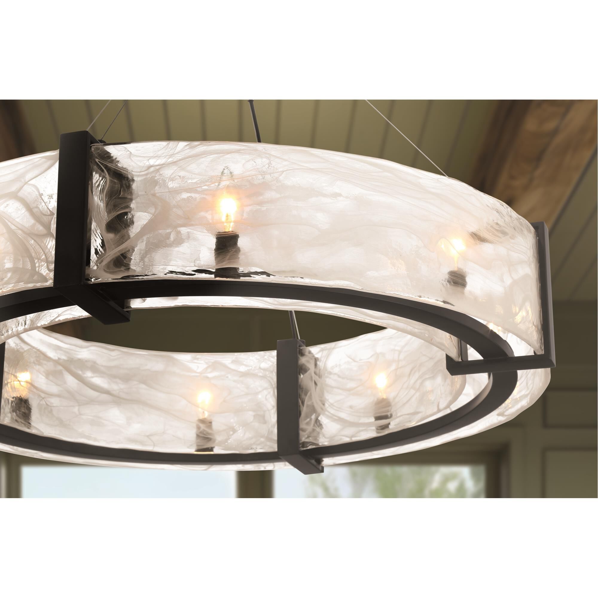 Cloud Break 33 Inch Chandelier by Minka Lavery