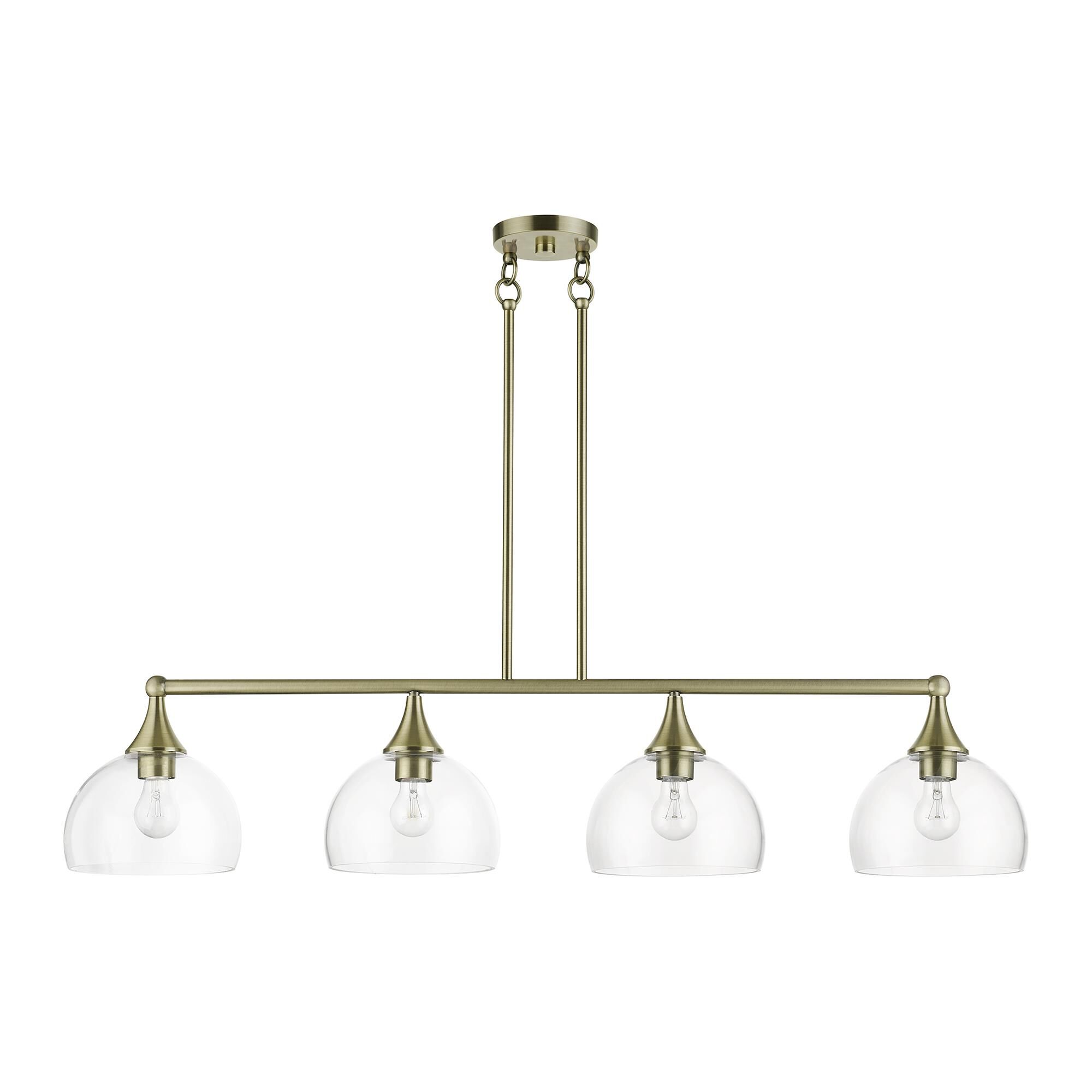 Glendon 45 Inch 4 Light Linear Suspension Light by Livex Lighting