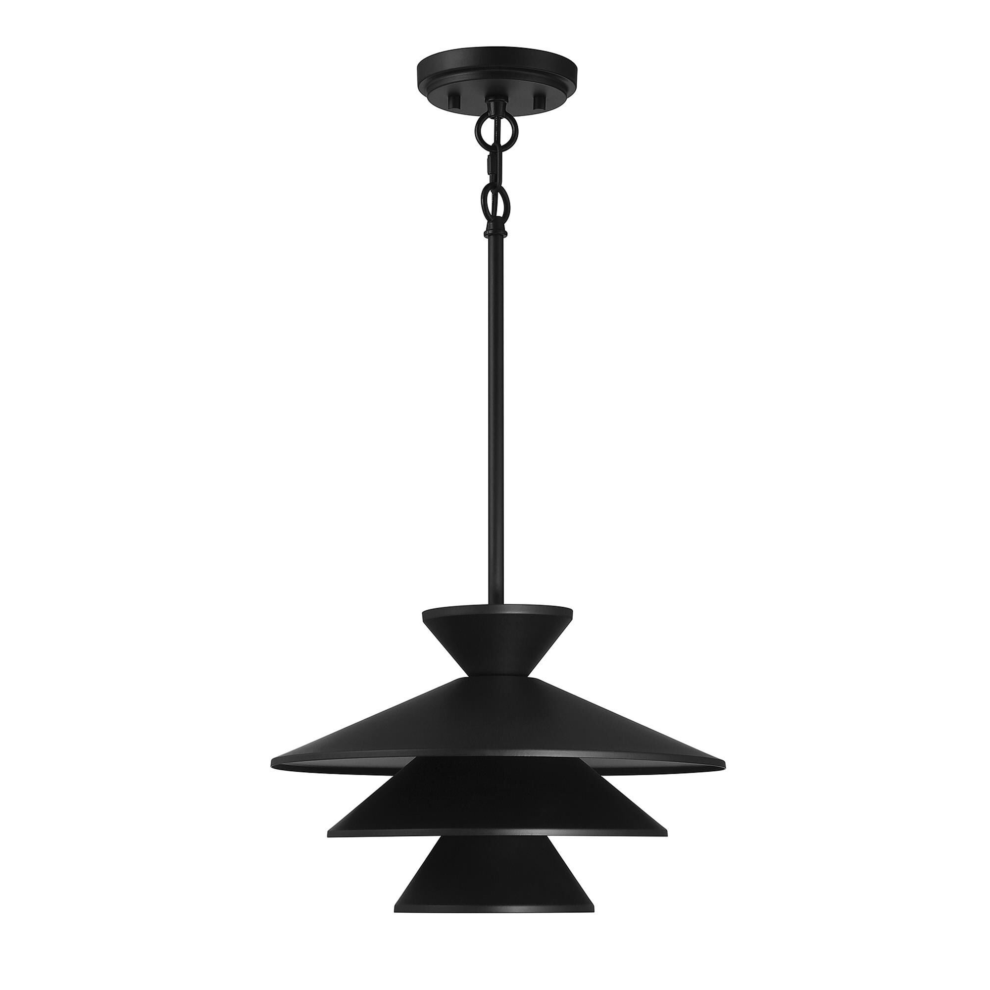 Shown in Matte Black finish and Matte Black Metal shade