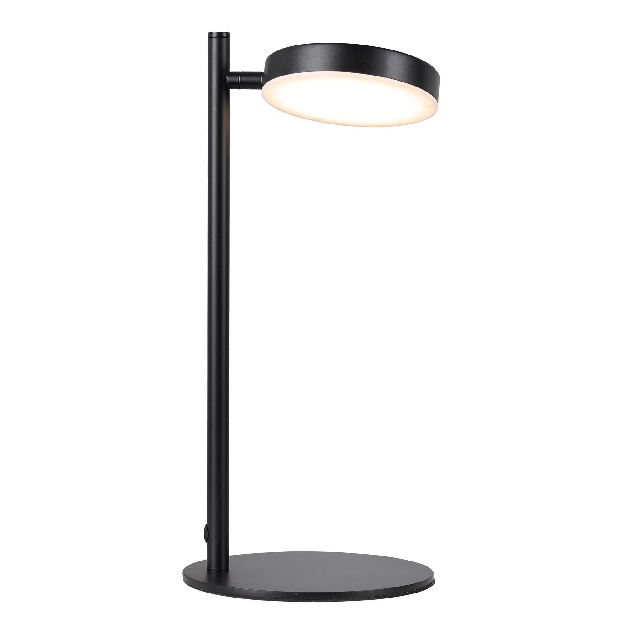 Shown in Matte Black finish and White Acrylic shade