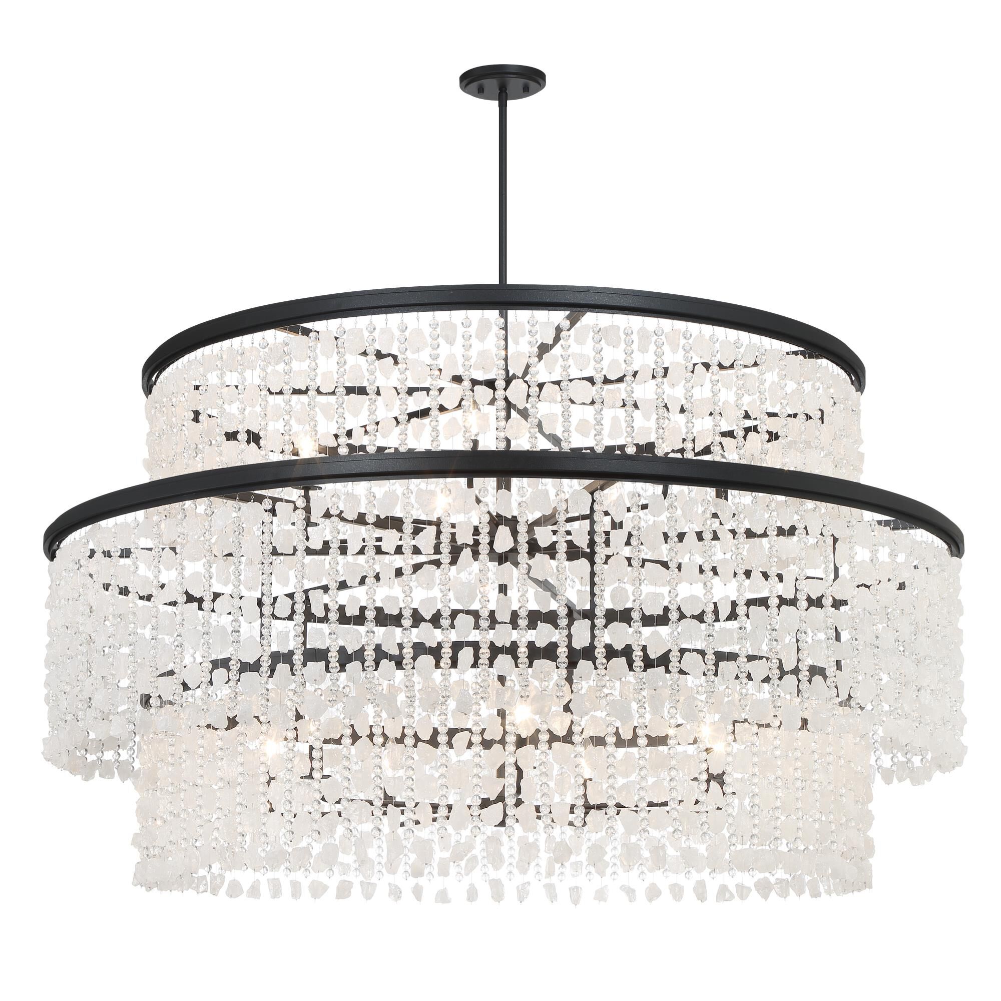 Shimmering Elegance 60 Inch Chandelier by Minka Lavery
