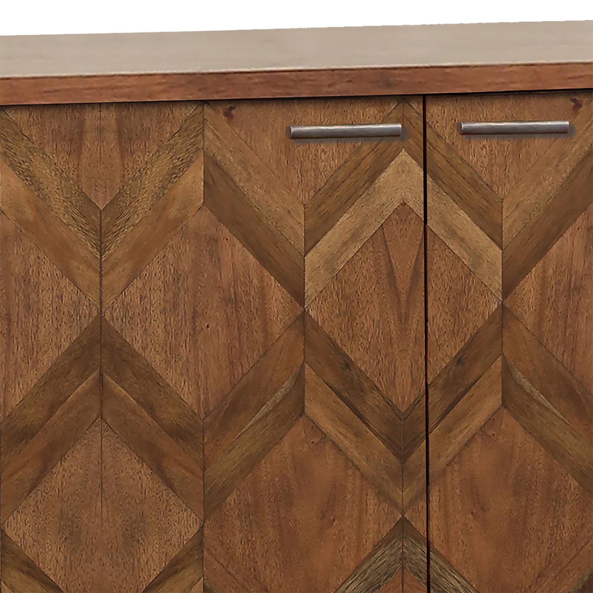 Shown in Weathered Mahogany finish